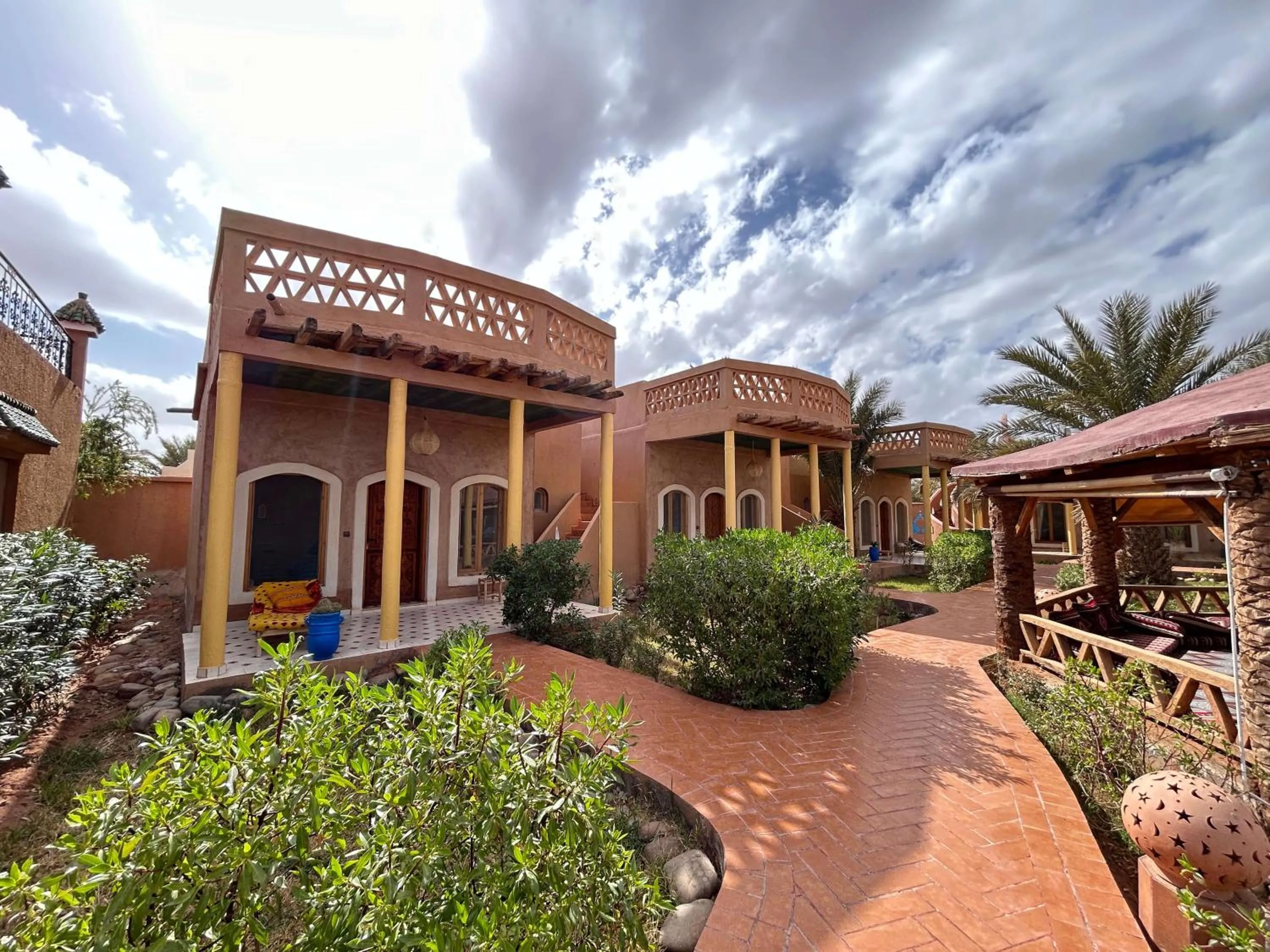 Property building in Oasis Tilogui-Luxury Hotel Restaurant and Desert Excursions In Zagora
