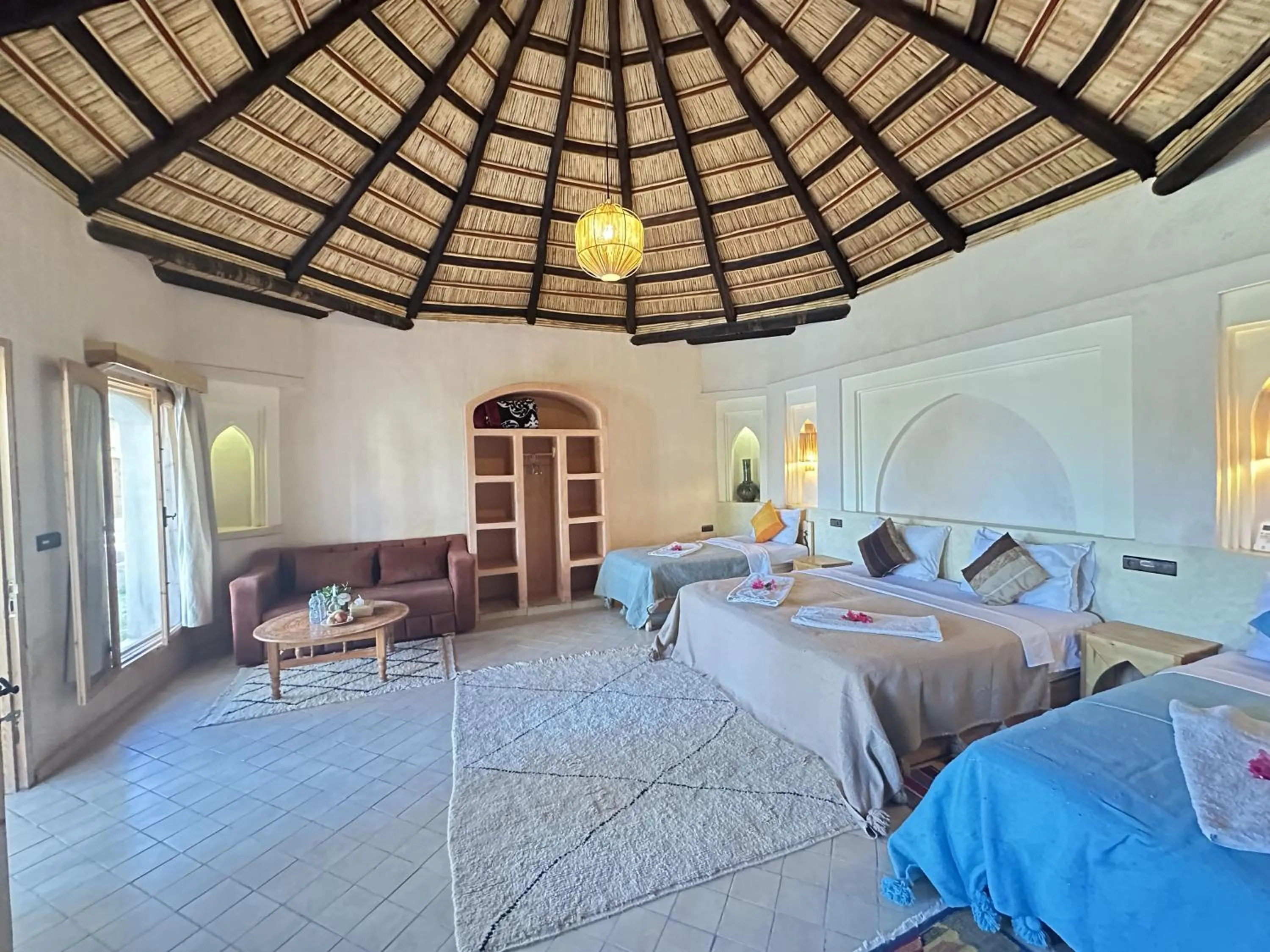 Bed in Oasis Tilogui-Luxury Hotel Restaurant and Desert Excursions In Zagora