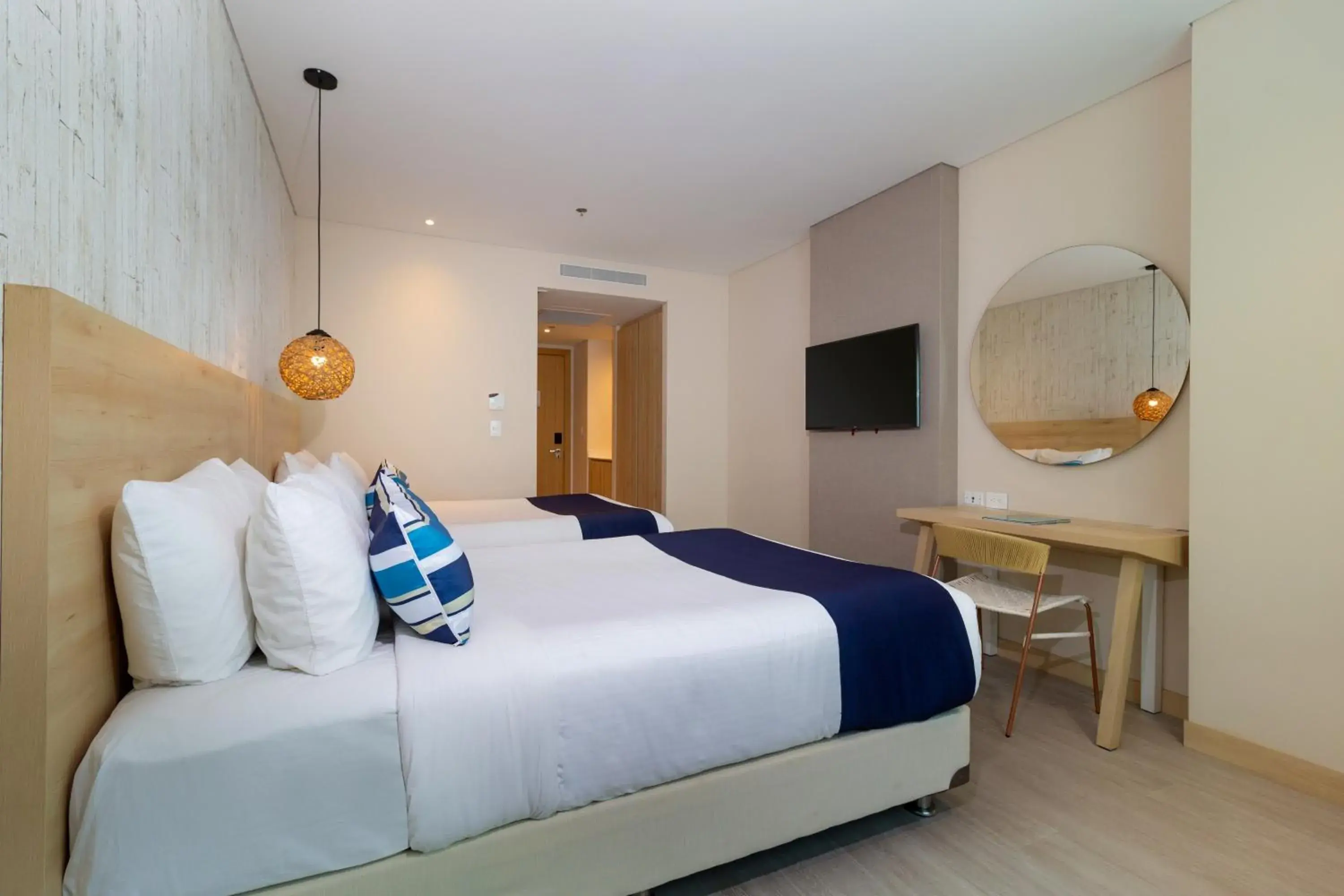 Double Room with Two Double Beds in Aquamare Hotel Double Room with Two Double Beds in Aquamare Hotel