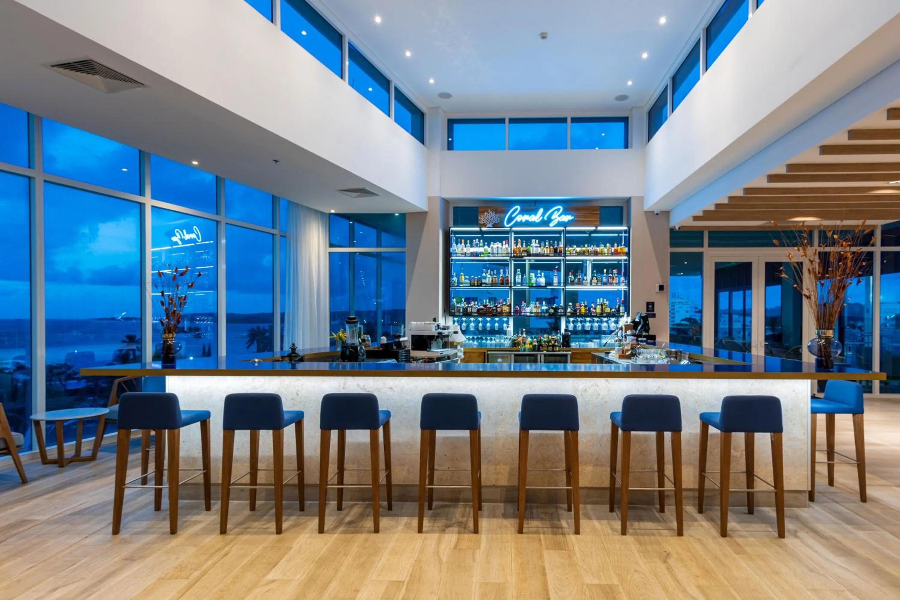 Lounge or bar in Aquamare Hotel