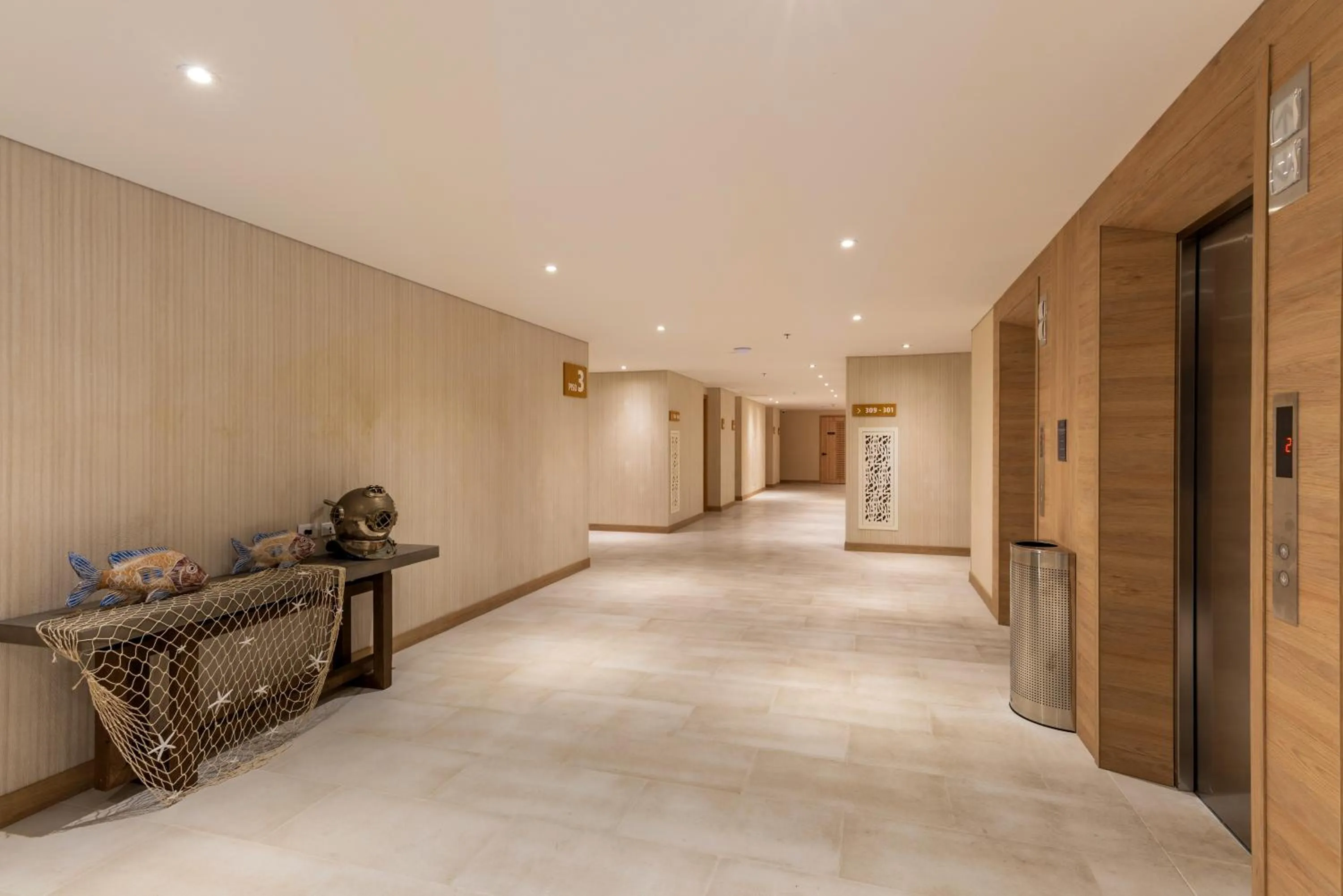 Lobby or reception in Aquamare Hotel