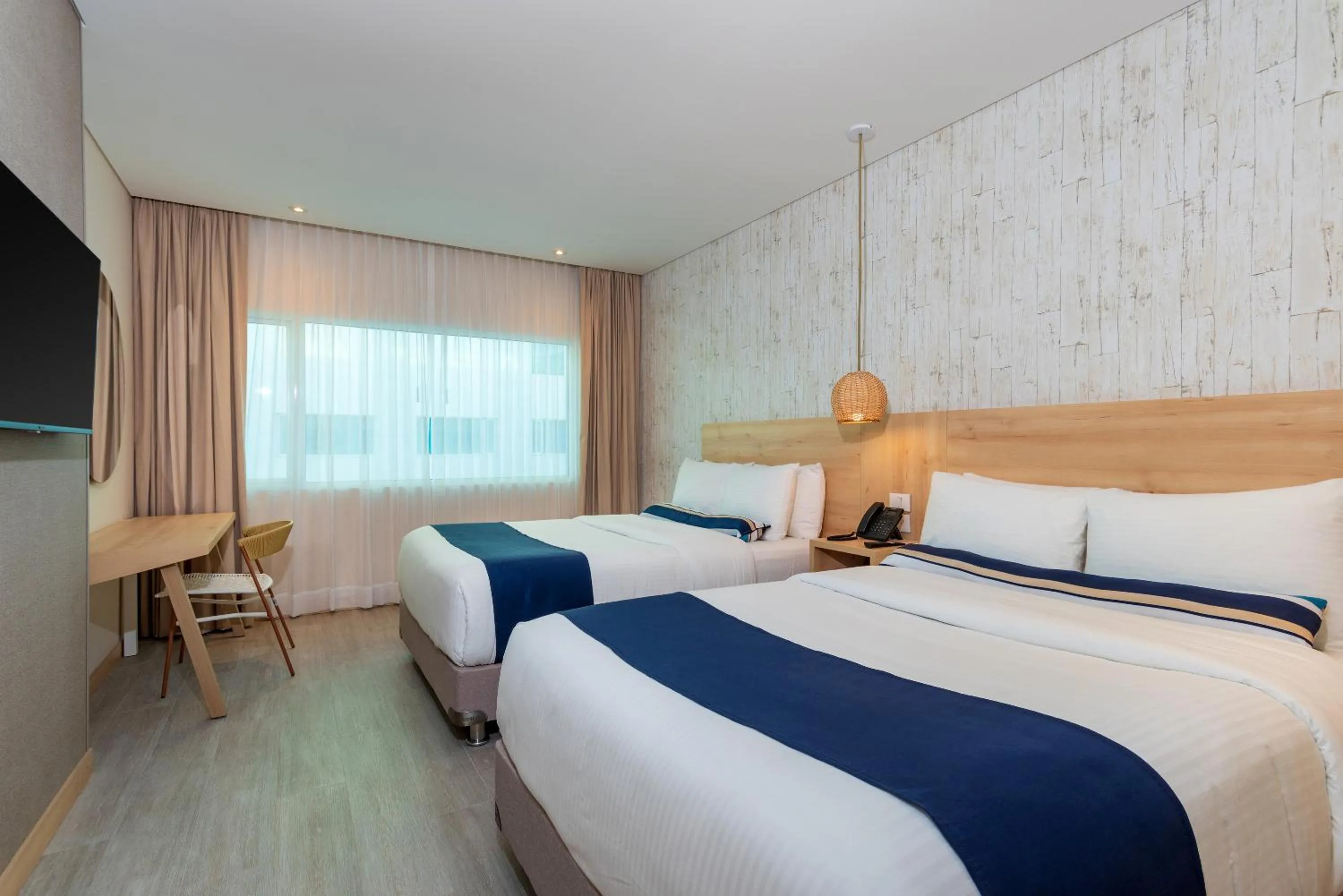 Bedroom, Bed in Aquamare Hotel