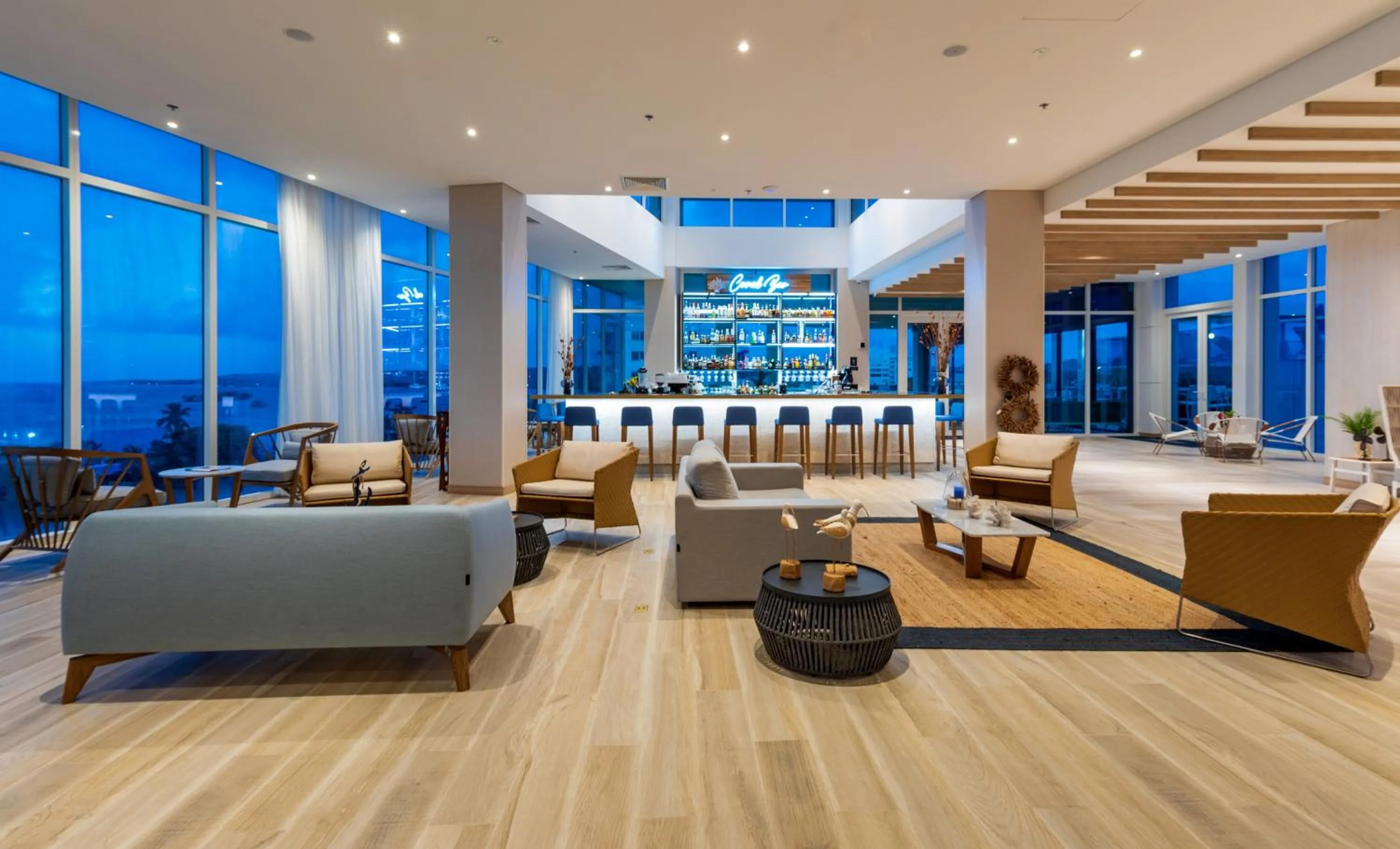 Lounge or bar in Aquamare Hotel