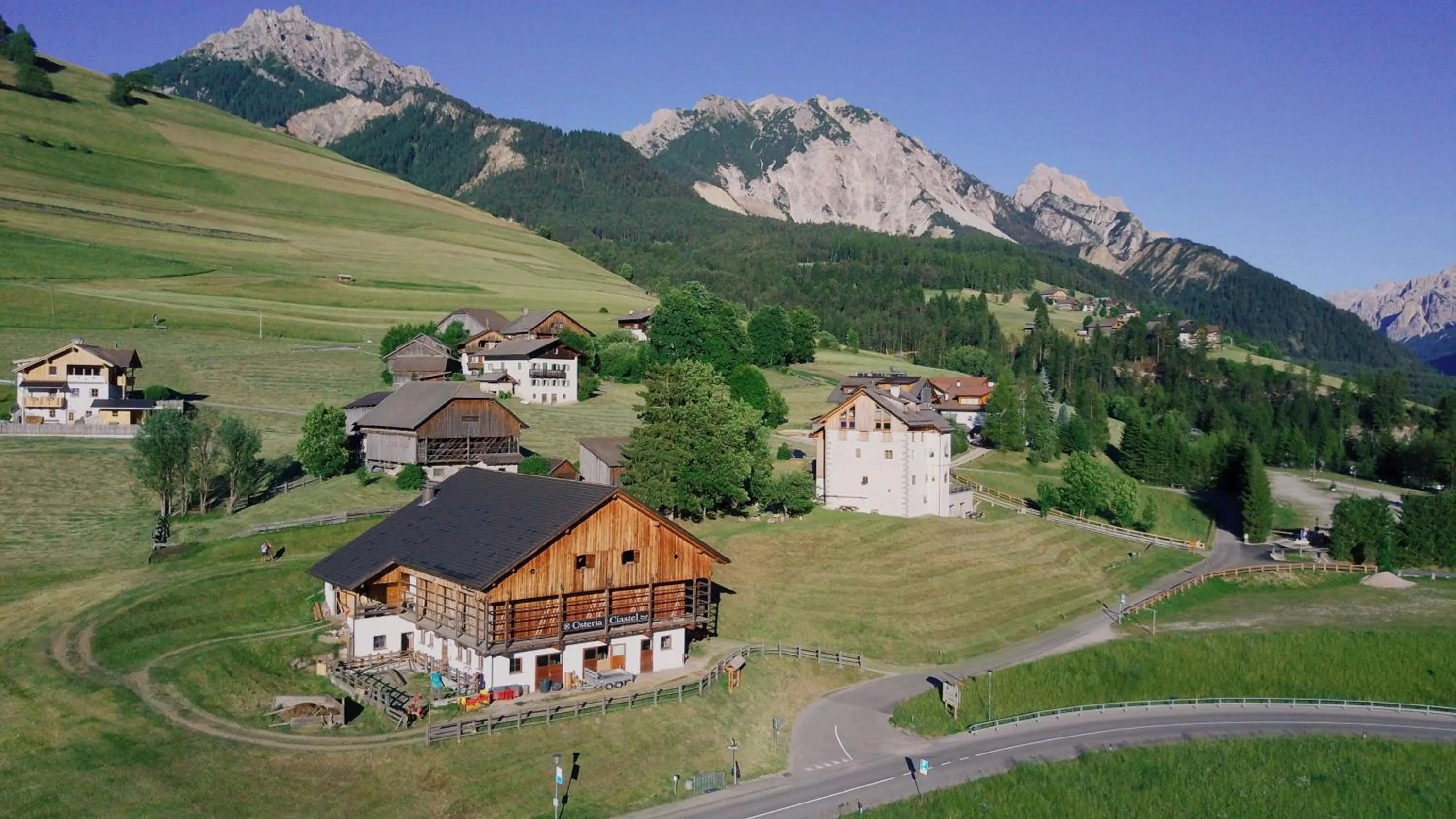 Bird's eye view in B&B Ciastel