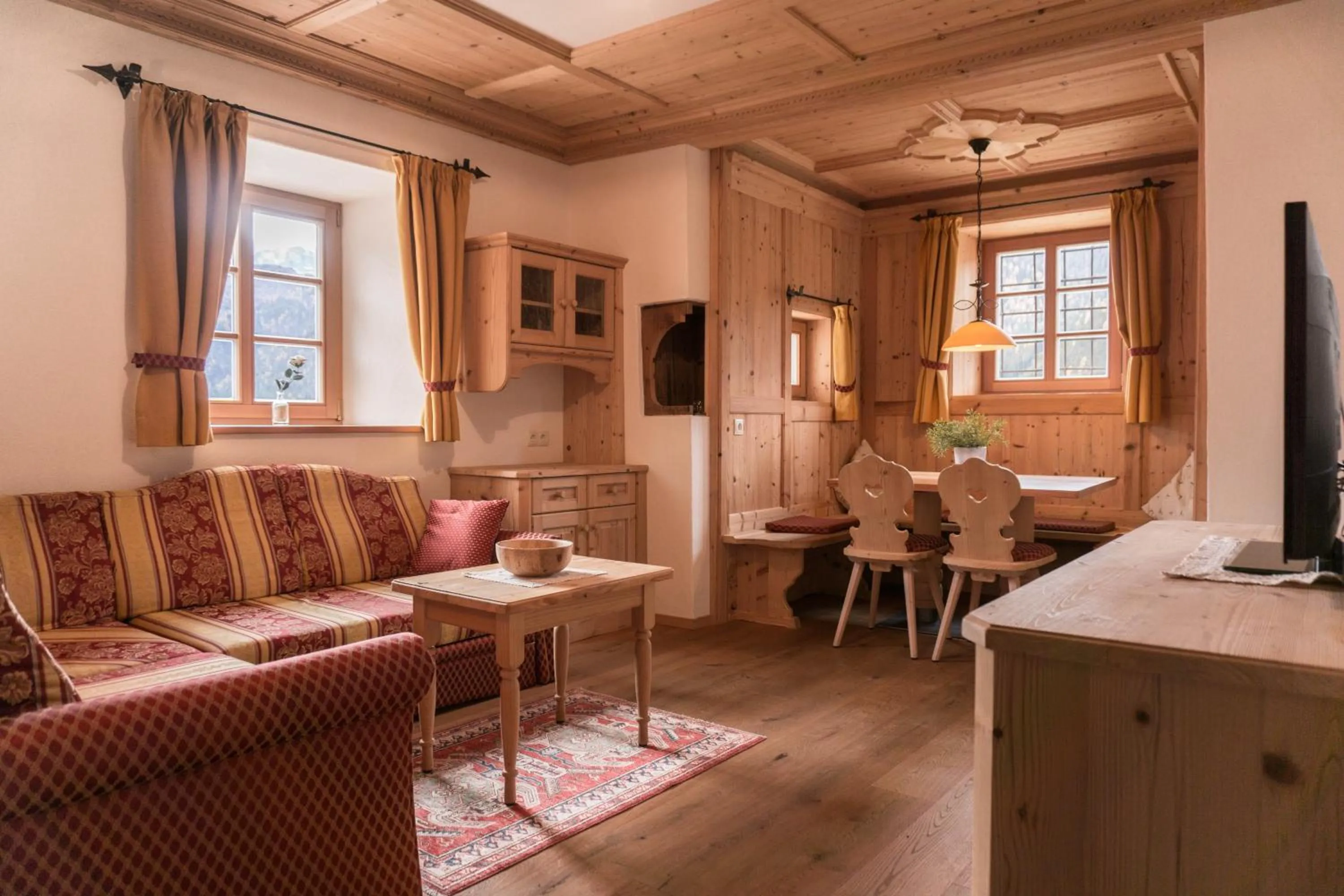 Living room in B&B Ciastel