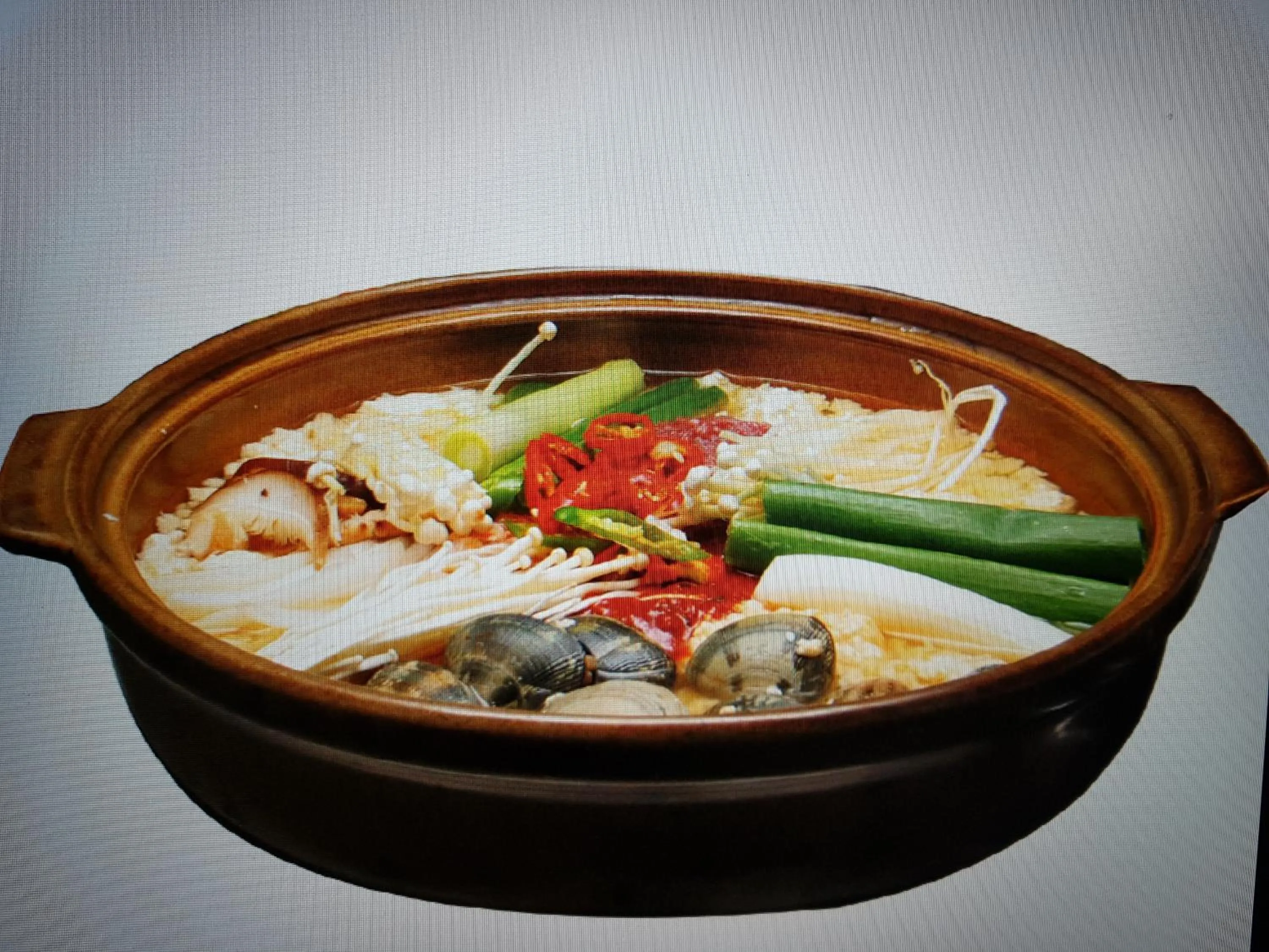 Food close-up in Jeju Feel House