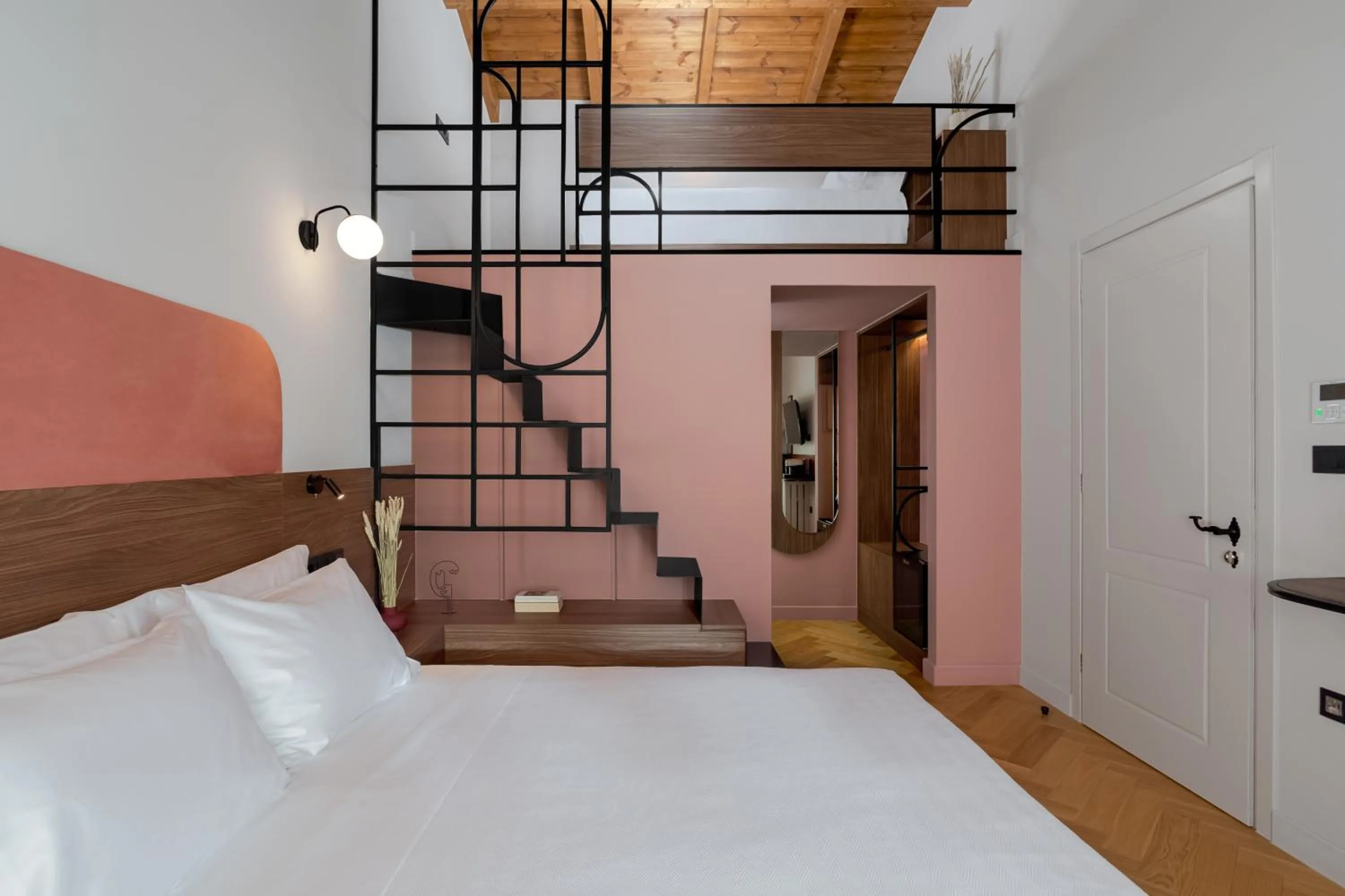 Bedroom, Bed in NAIADES the residence ioannina castle