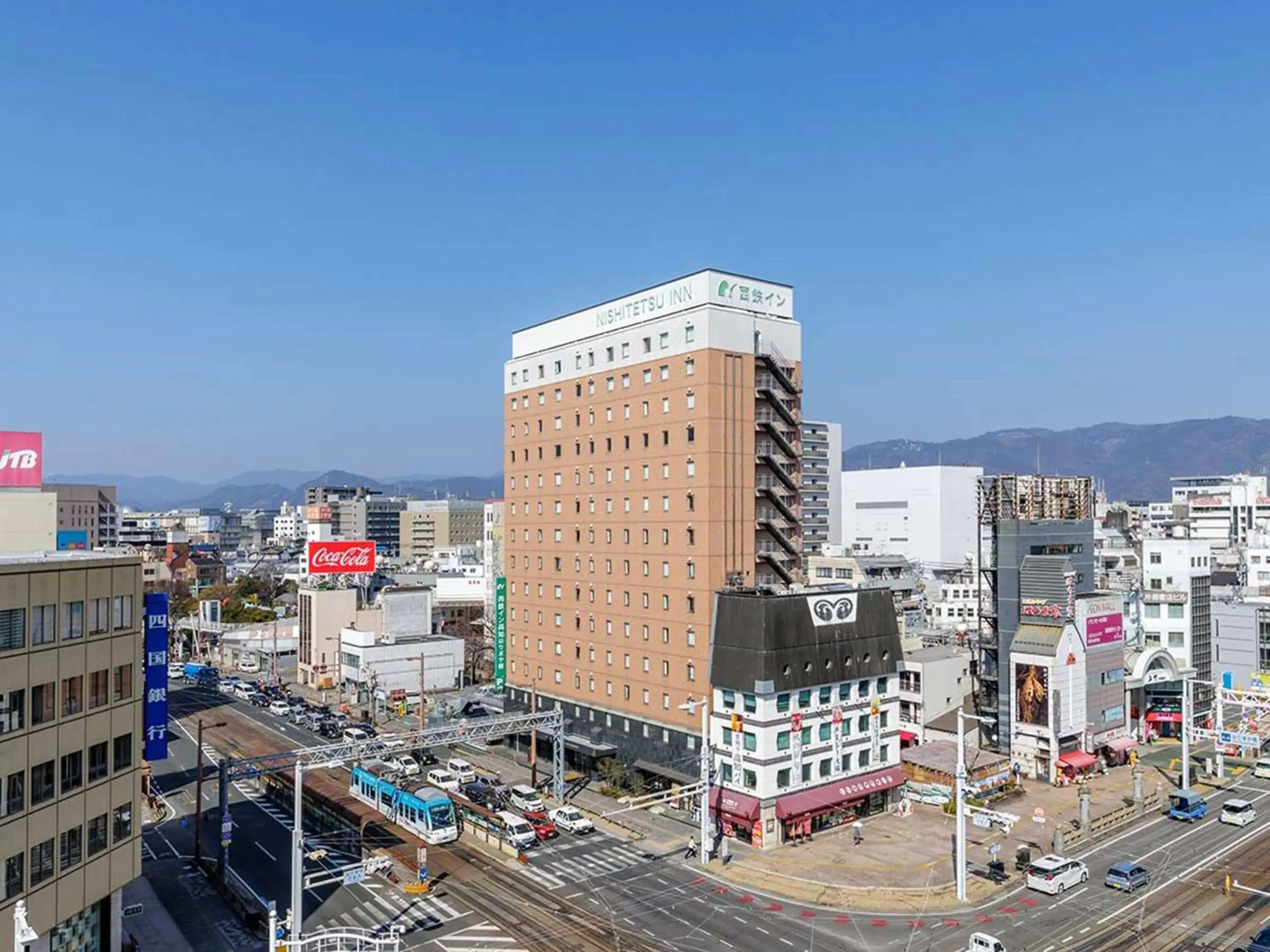 Property building in Nishitetsu Inn Kochi Harimayabashi Property building in Nishitetsu Inn Kochi Harimayabashi