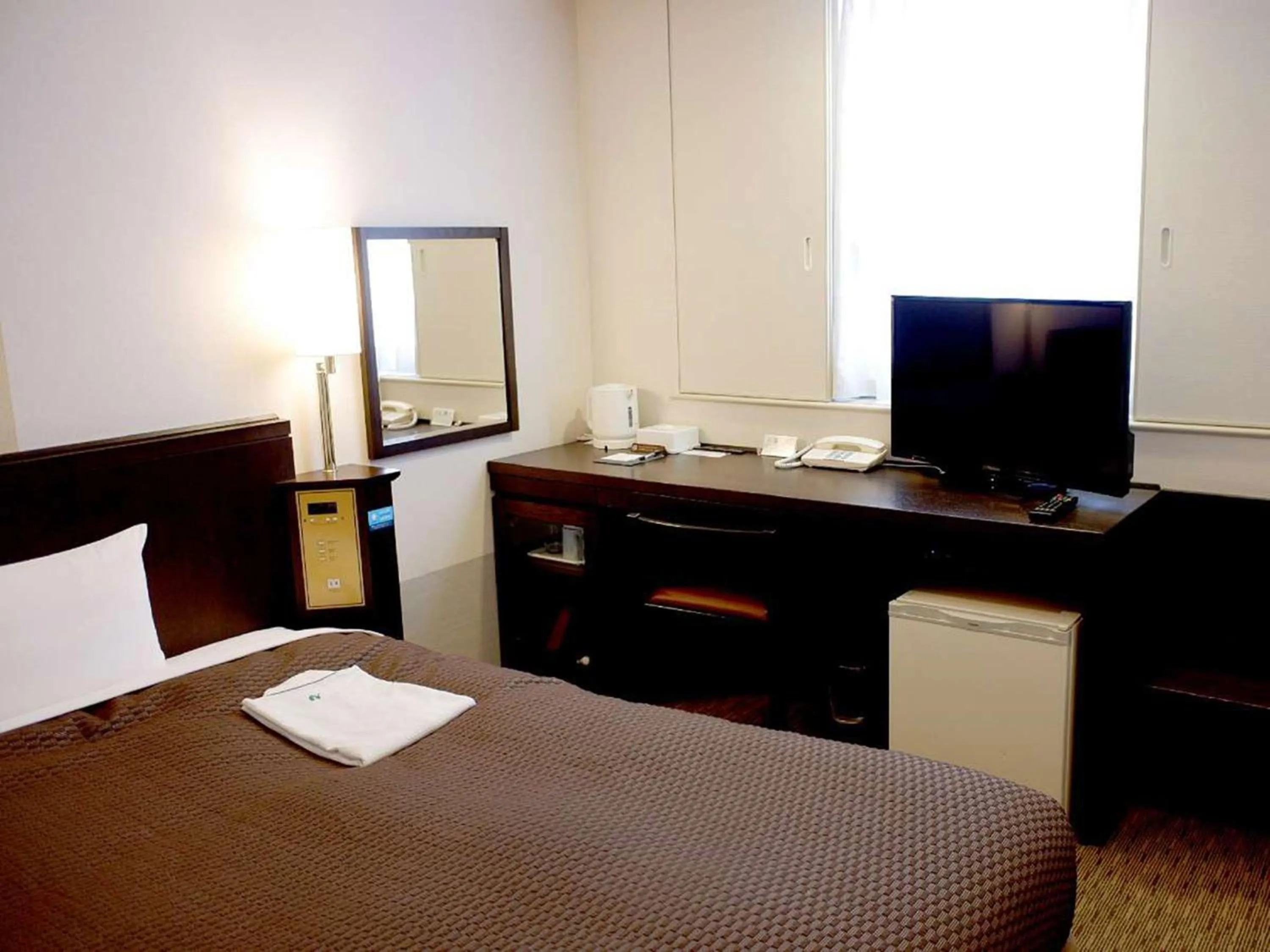 Bedroom, Bed in Nishitetsu Inn Kochi Harimayabashi