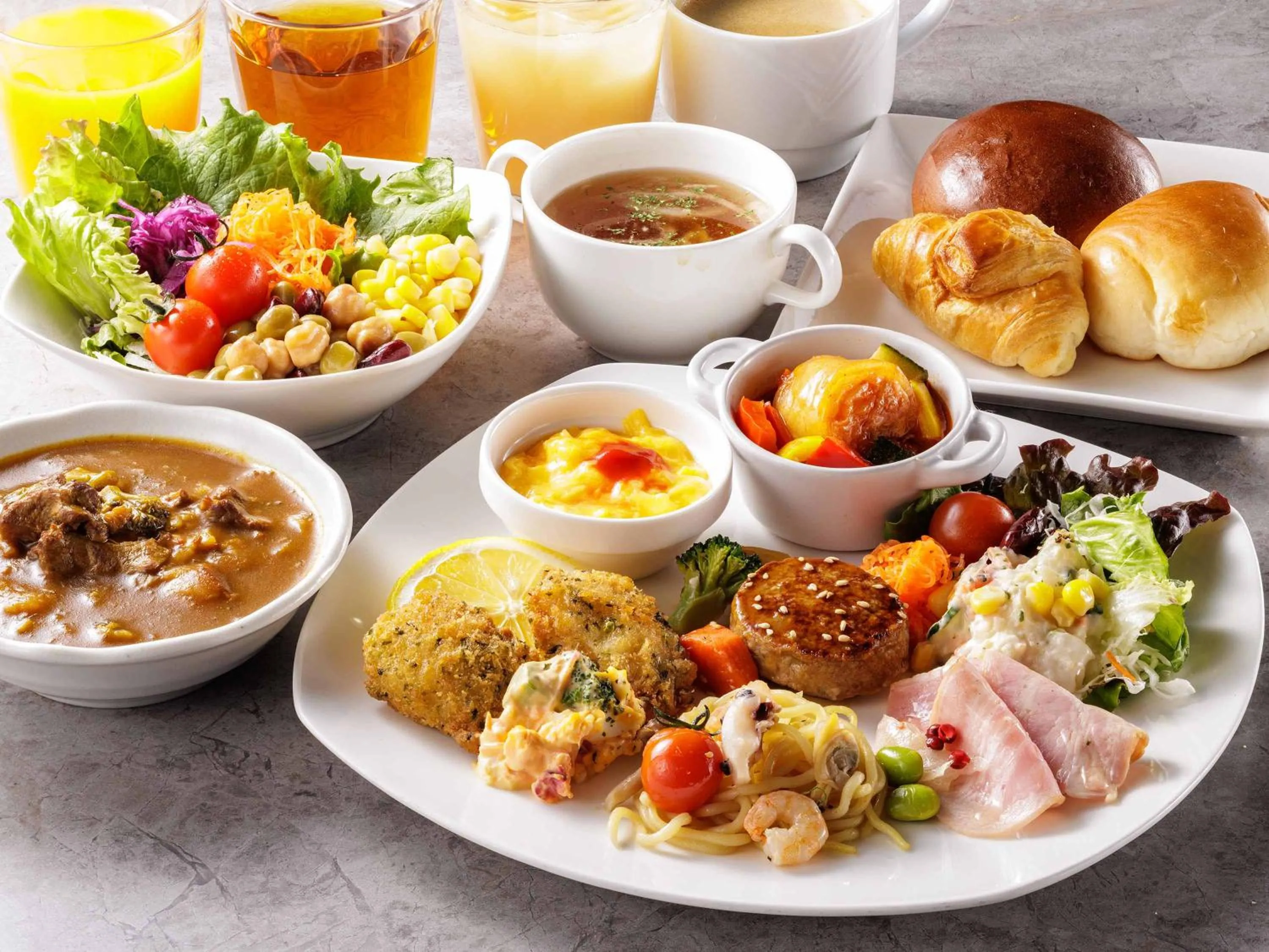 Breakfast in Nishitetsu Inn Kochi Harimayabashi