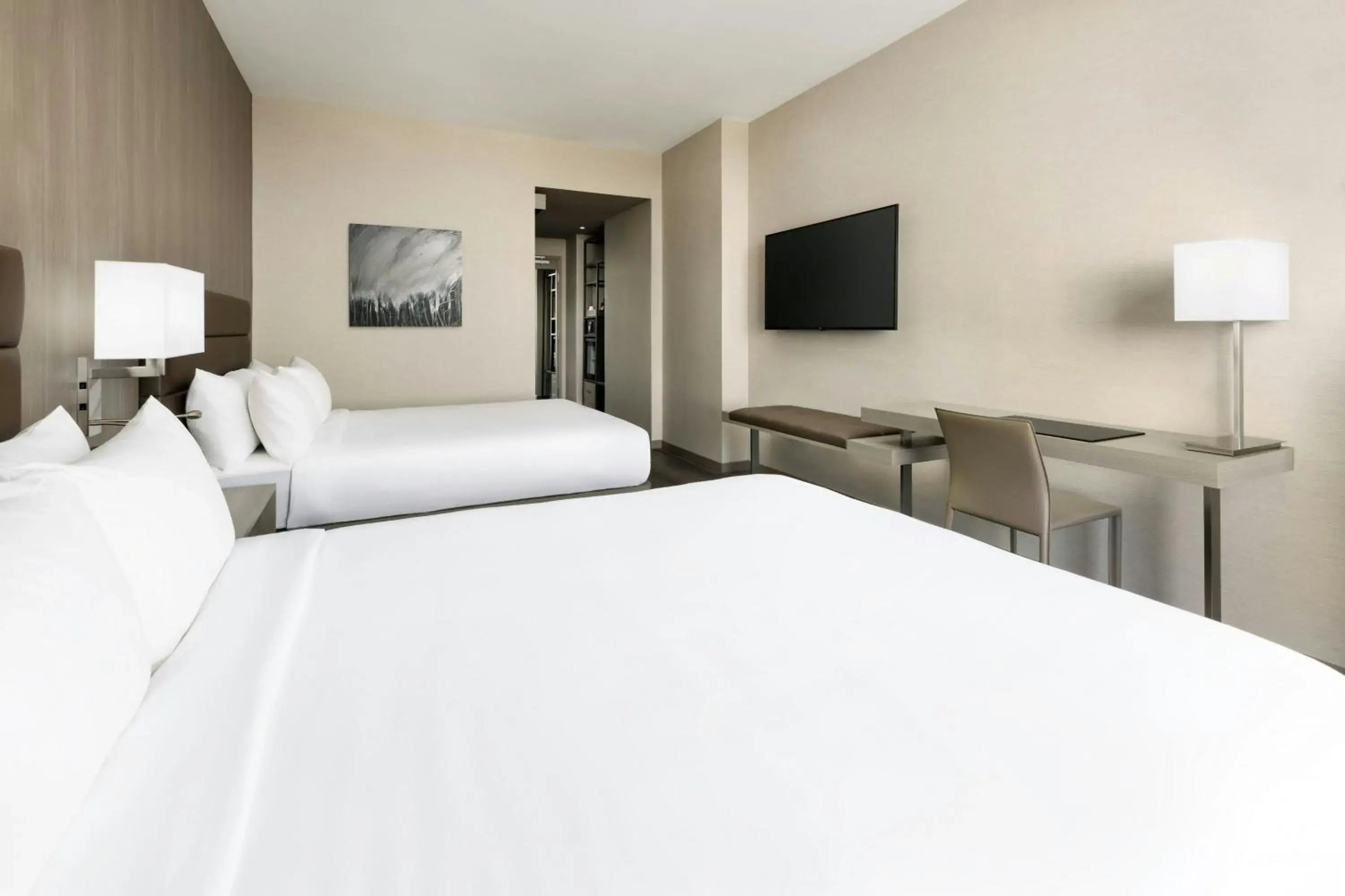 Standard Queen Room with Two Queen Beds in AC Hotel by Marriott Bethesda Downtown Standard Queen Room with Two Queen Beds in AC Hotel by Marriott Bethesda Downtown