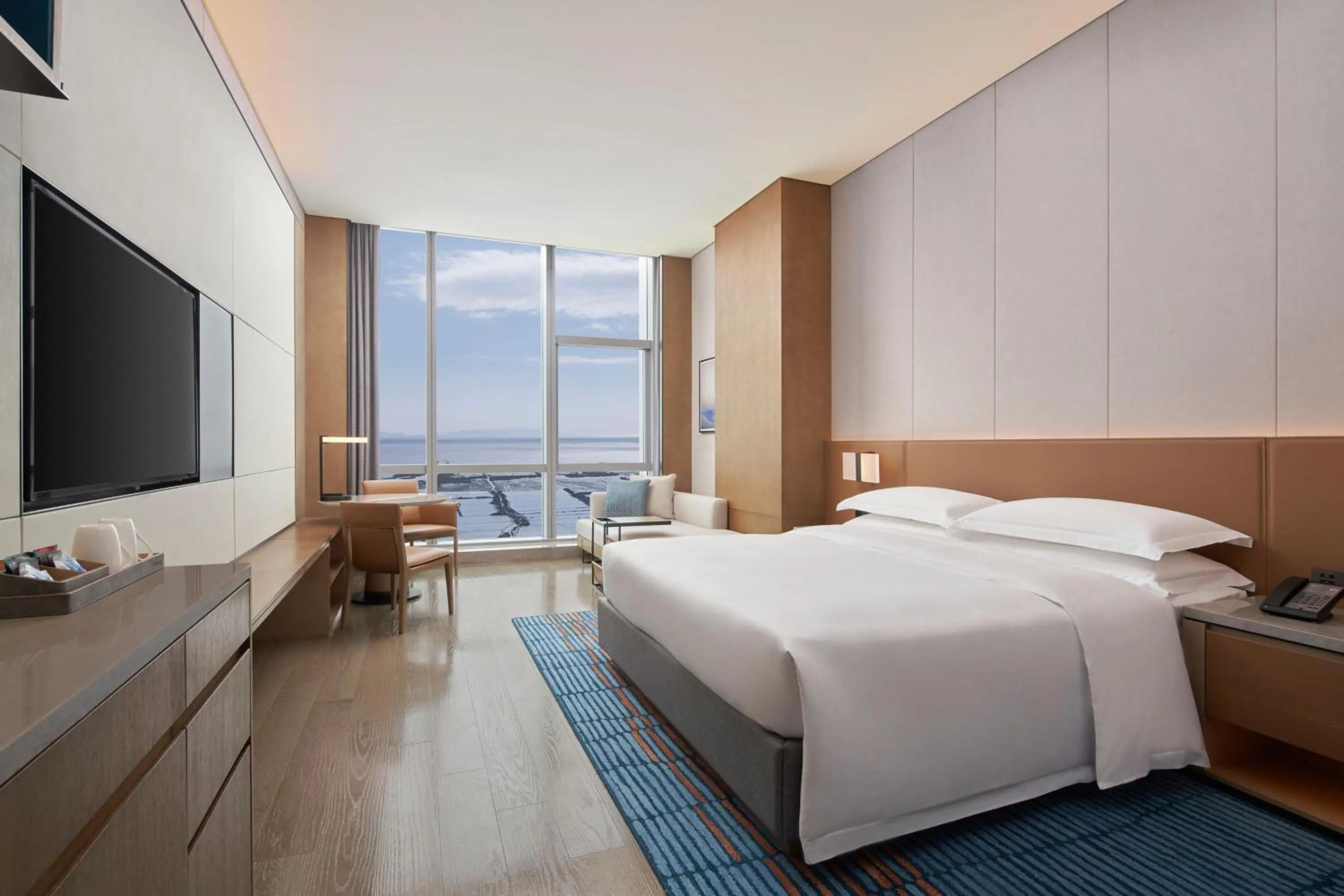 Bedroom, Bed in Courtyard by Marriott Wenzhou Yueqing