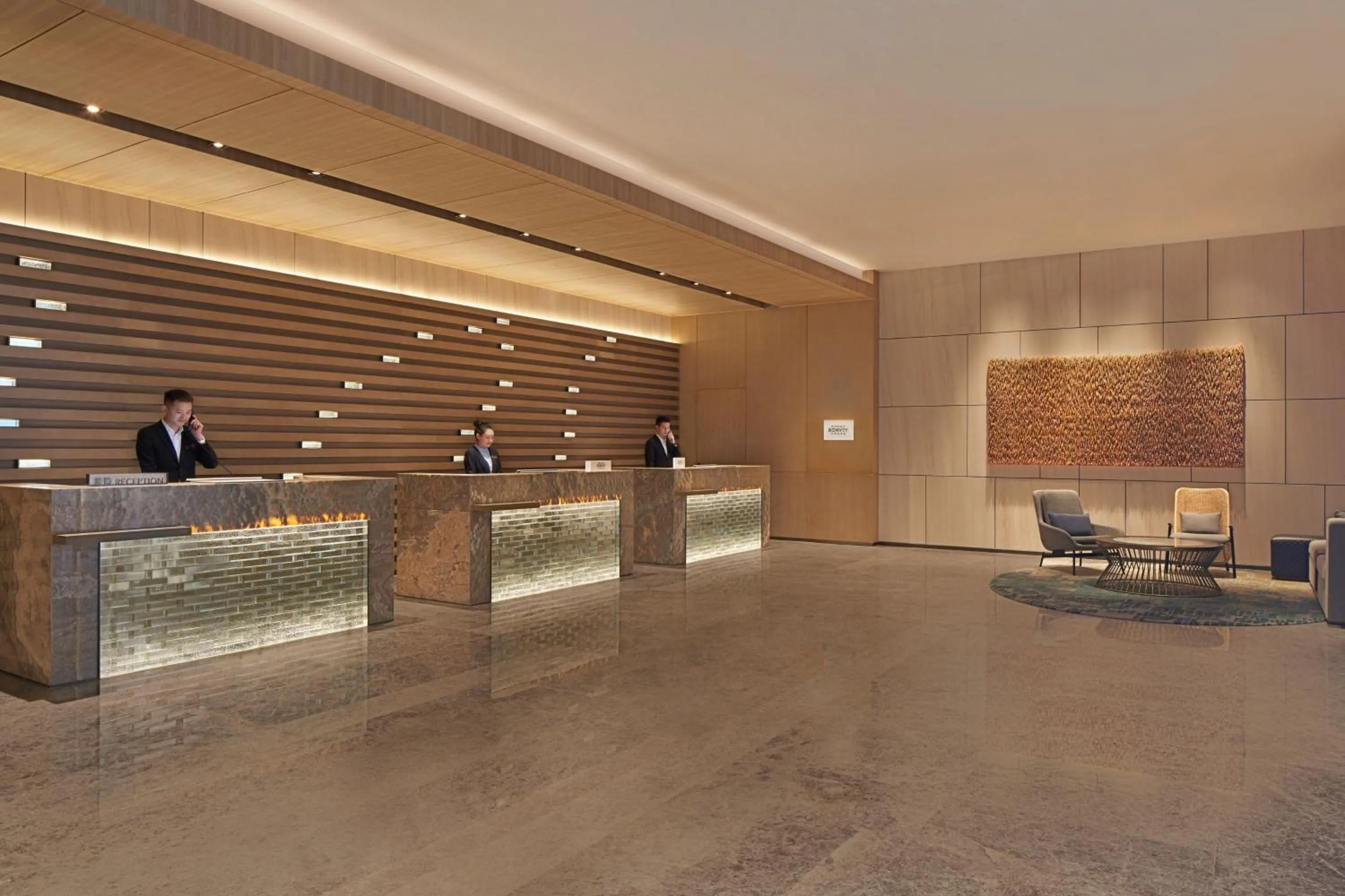 Lobby or reception in Courtyard by Marriott Wenzhou Yueqing