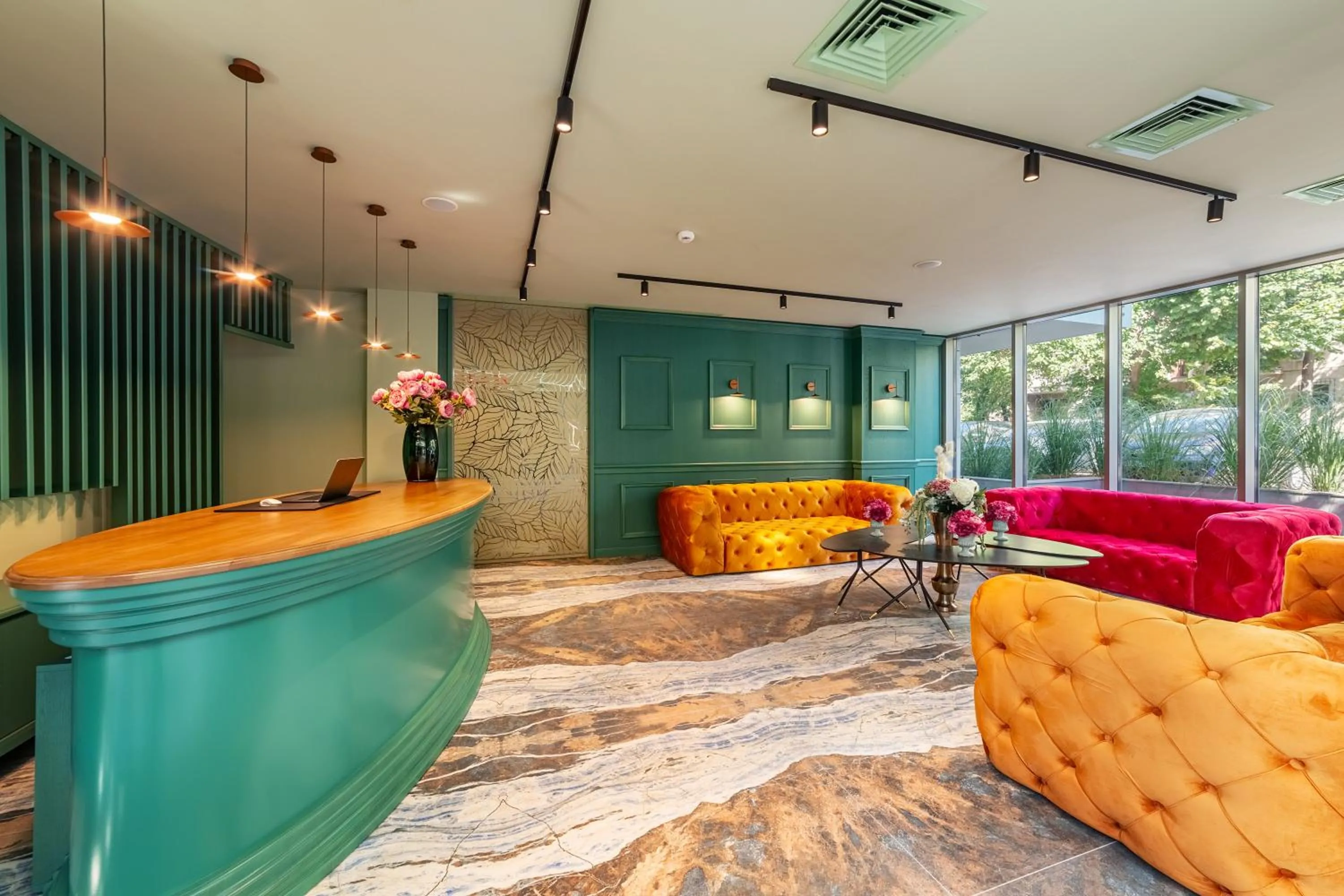 Lobby or reception in Tomis Garden Bucuresti