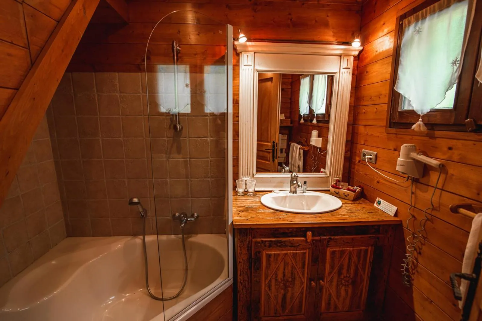 Bathroom in Les Chalets de la Serraz