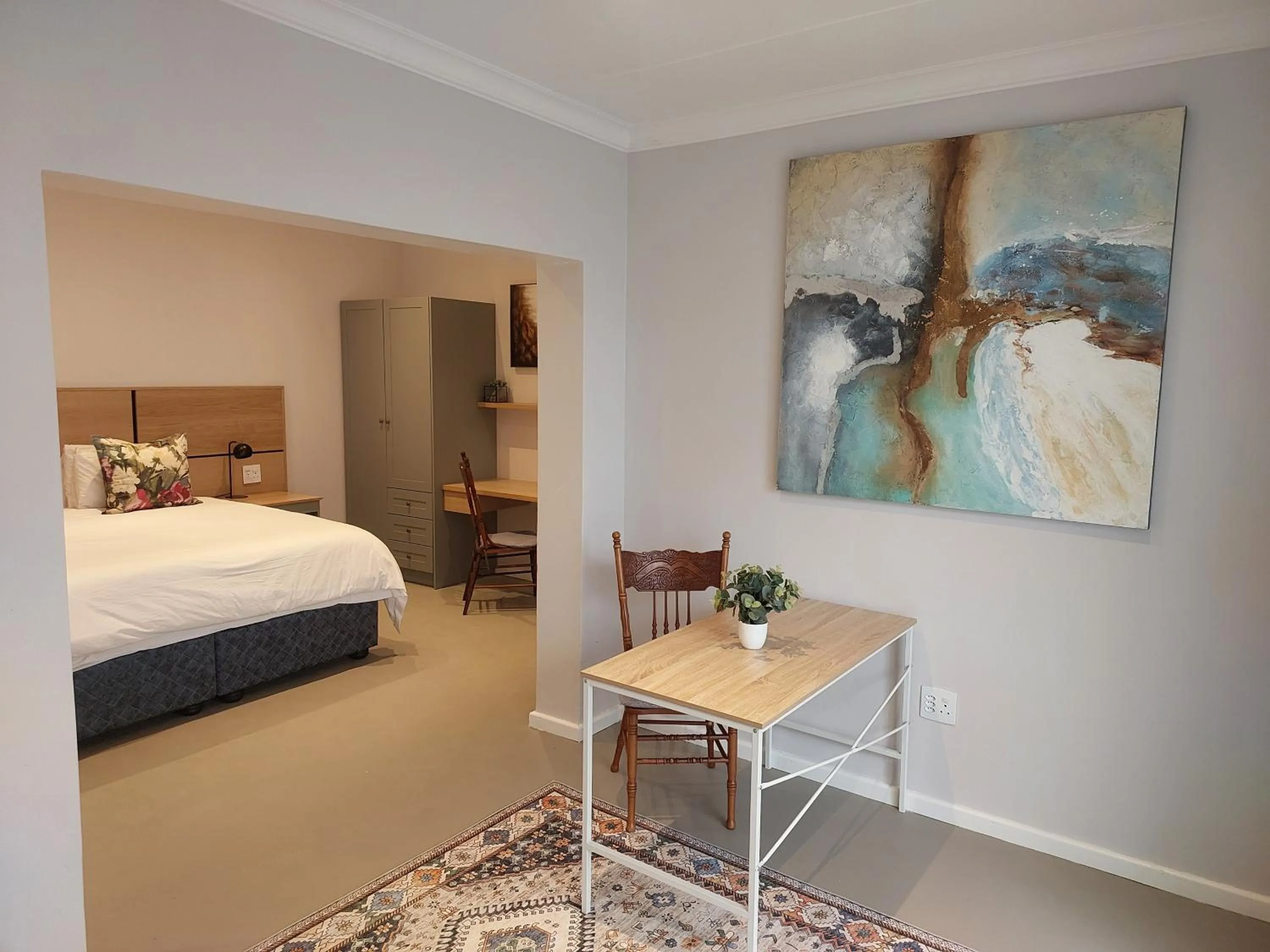 Bed in Devereux Lodge