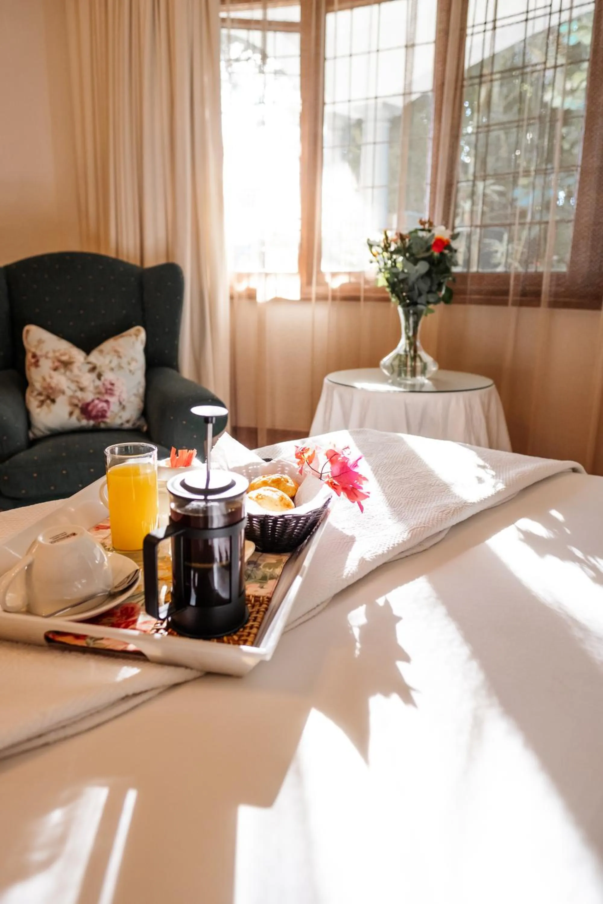 Bed in Devereux Lodge