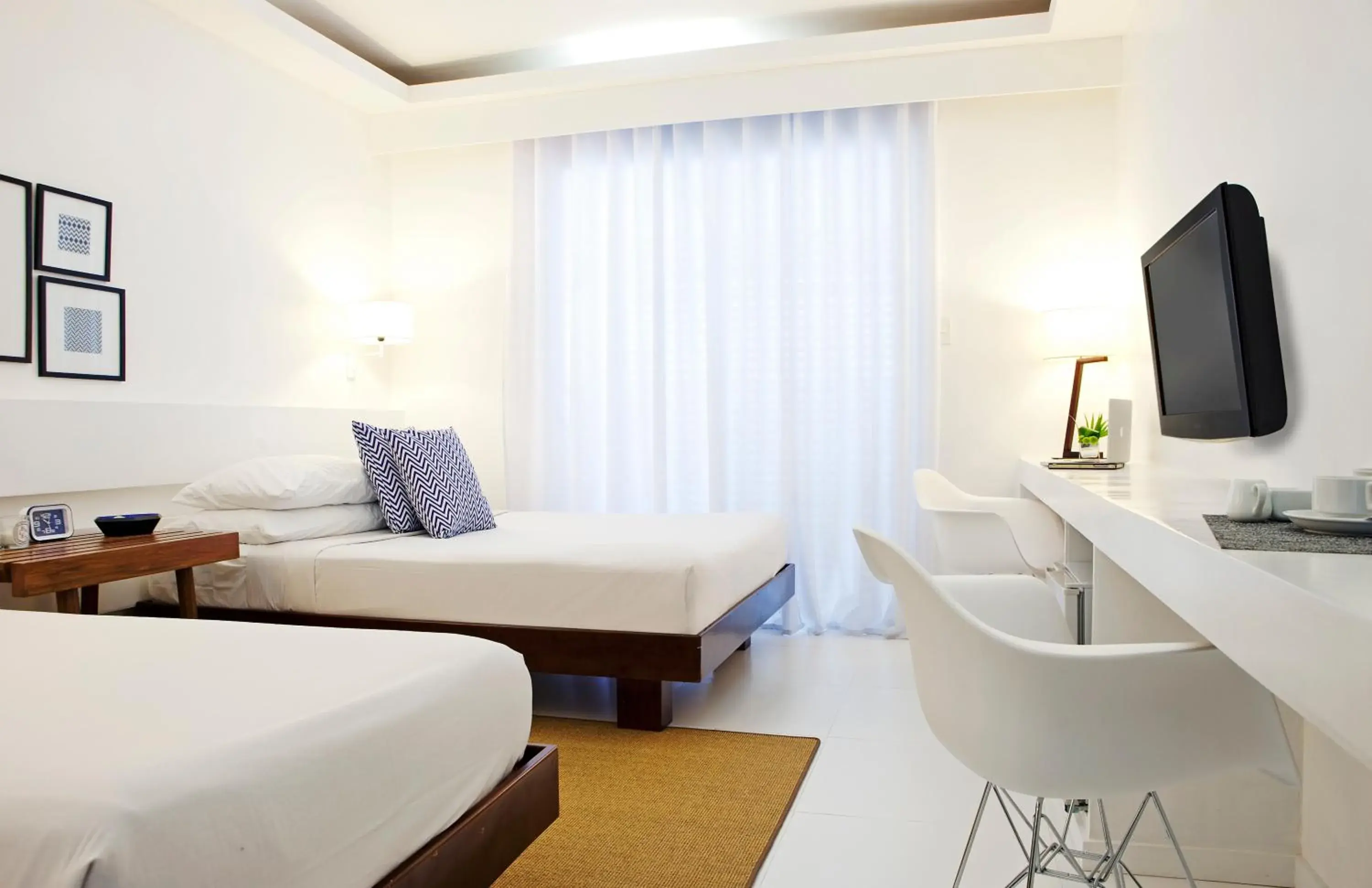 Photo of the whole room, Bed in Blue Marina Boracay Photo of the whole room, Bed in Blue Marina Boracay