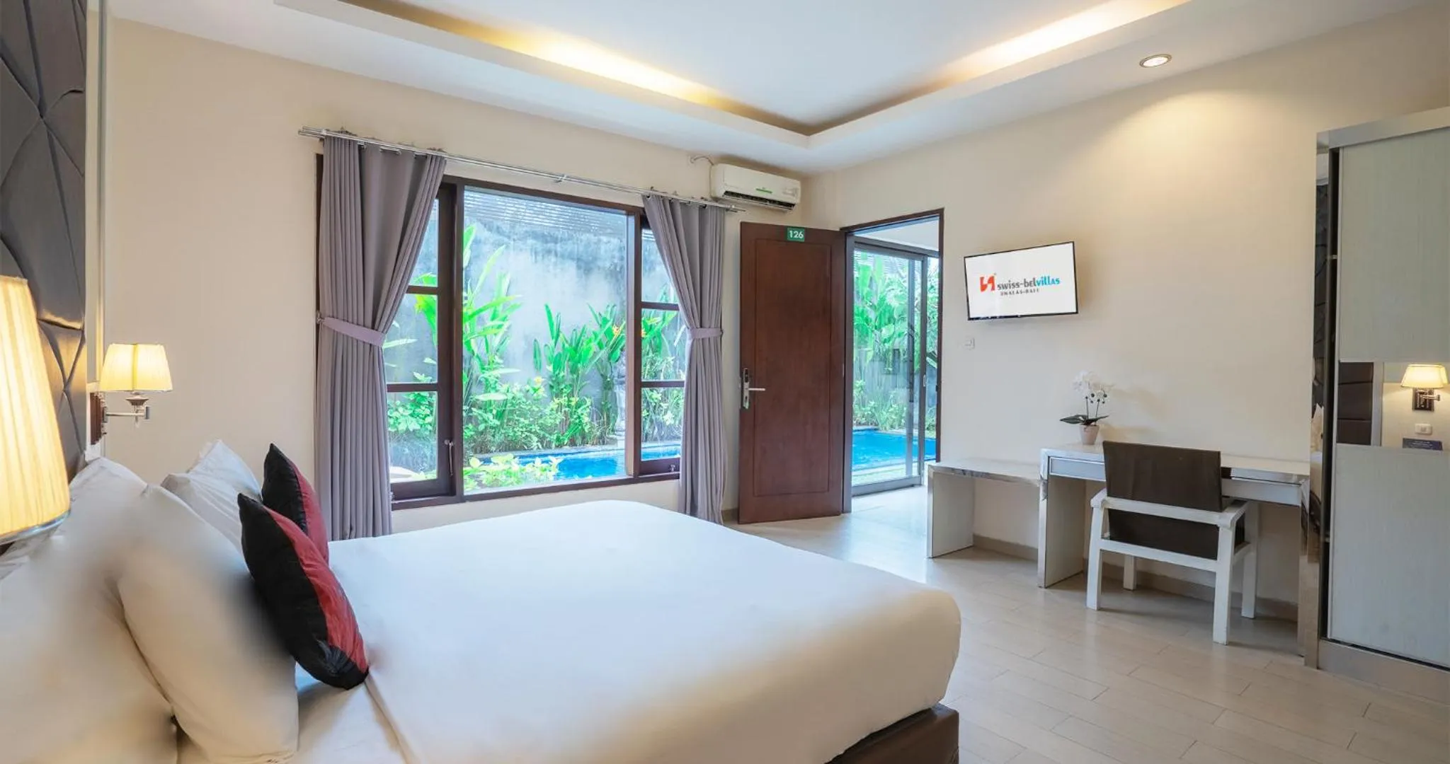 Bed in Swiss-Belvillas Umalas