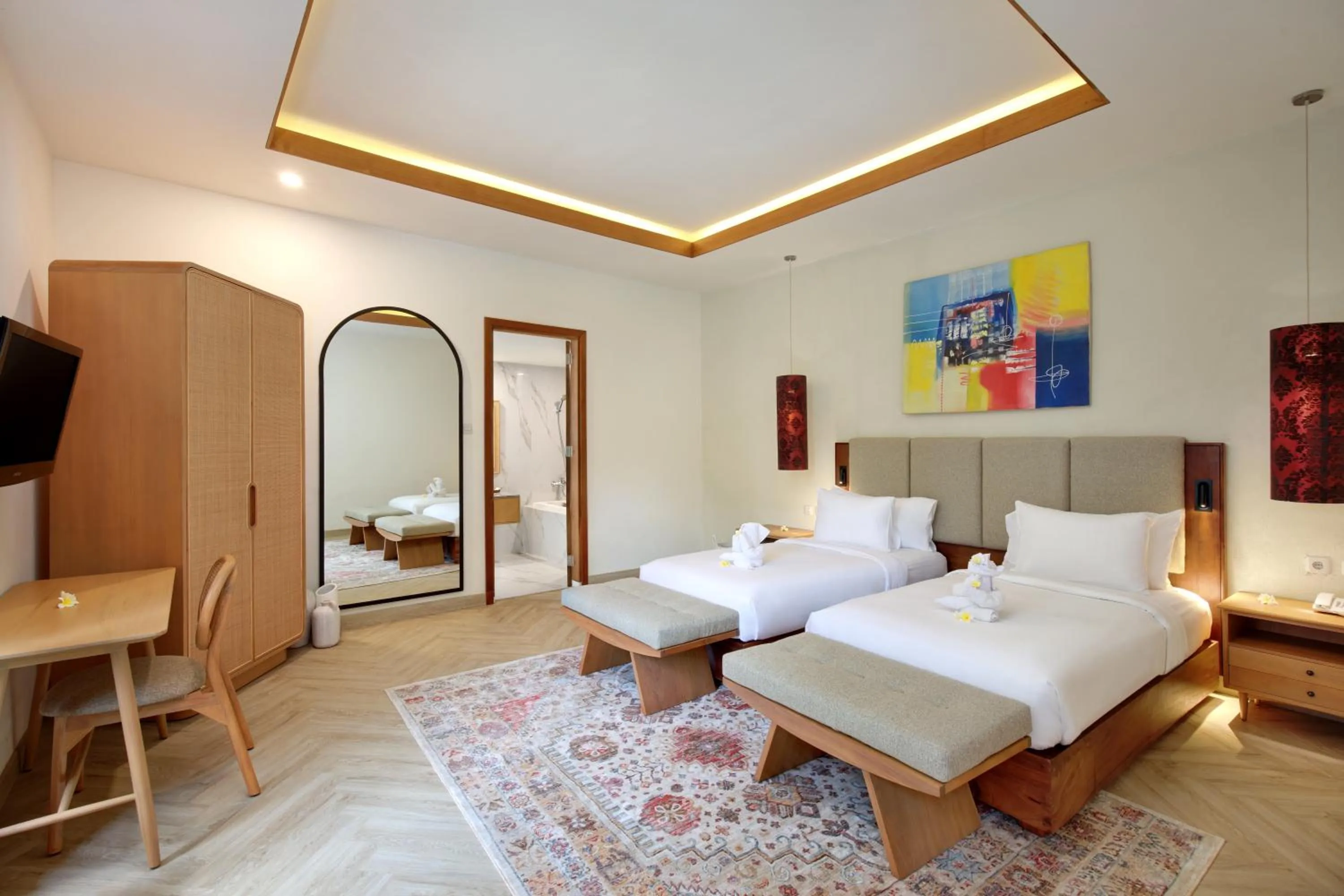 Bed in Swiss-Belvillas Umalas