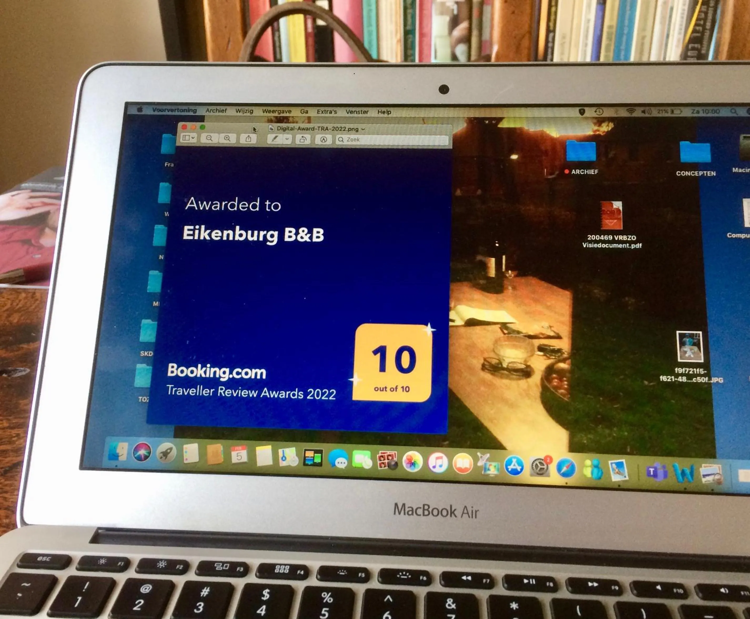 Logo/Certificate/Sign in Eikenburg B&B