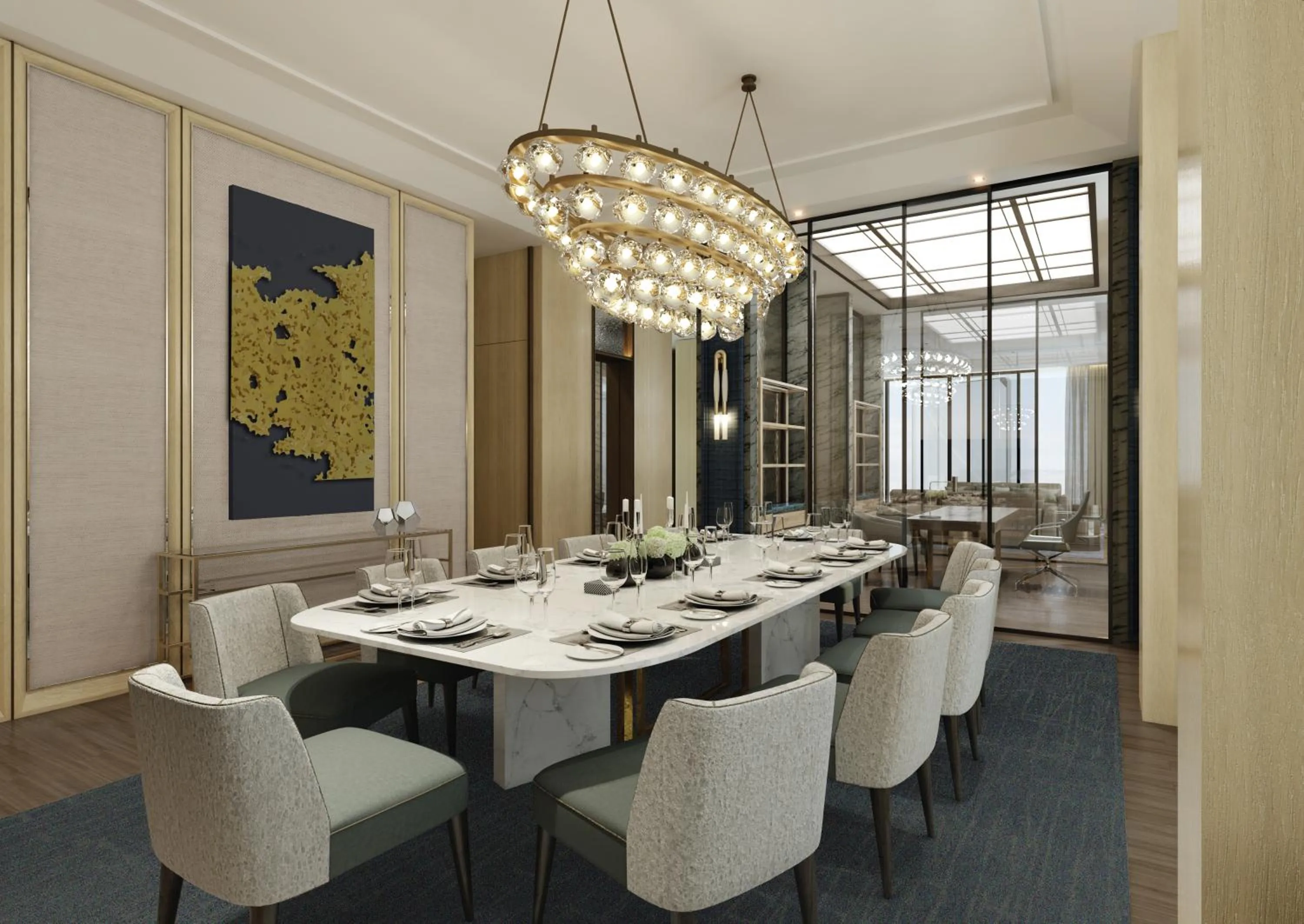 Dining area in Shangri-La Jeddah