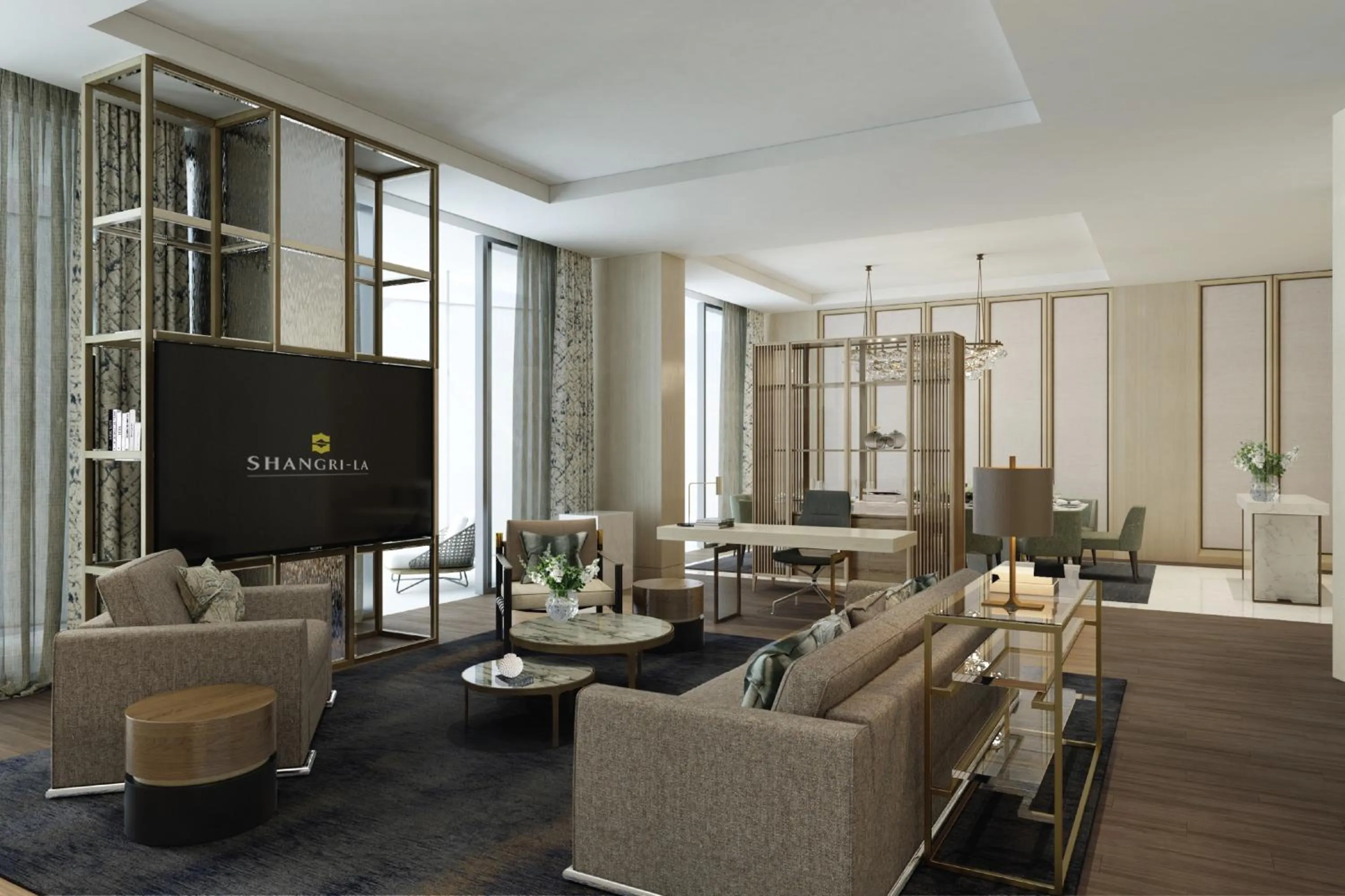 Living room in Shangri-La Jeddah