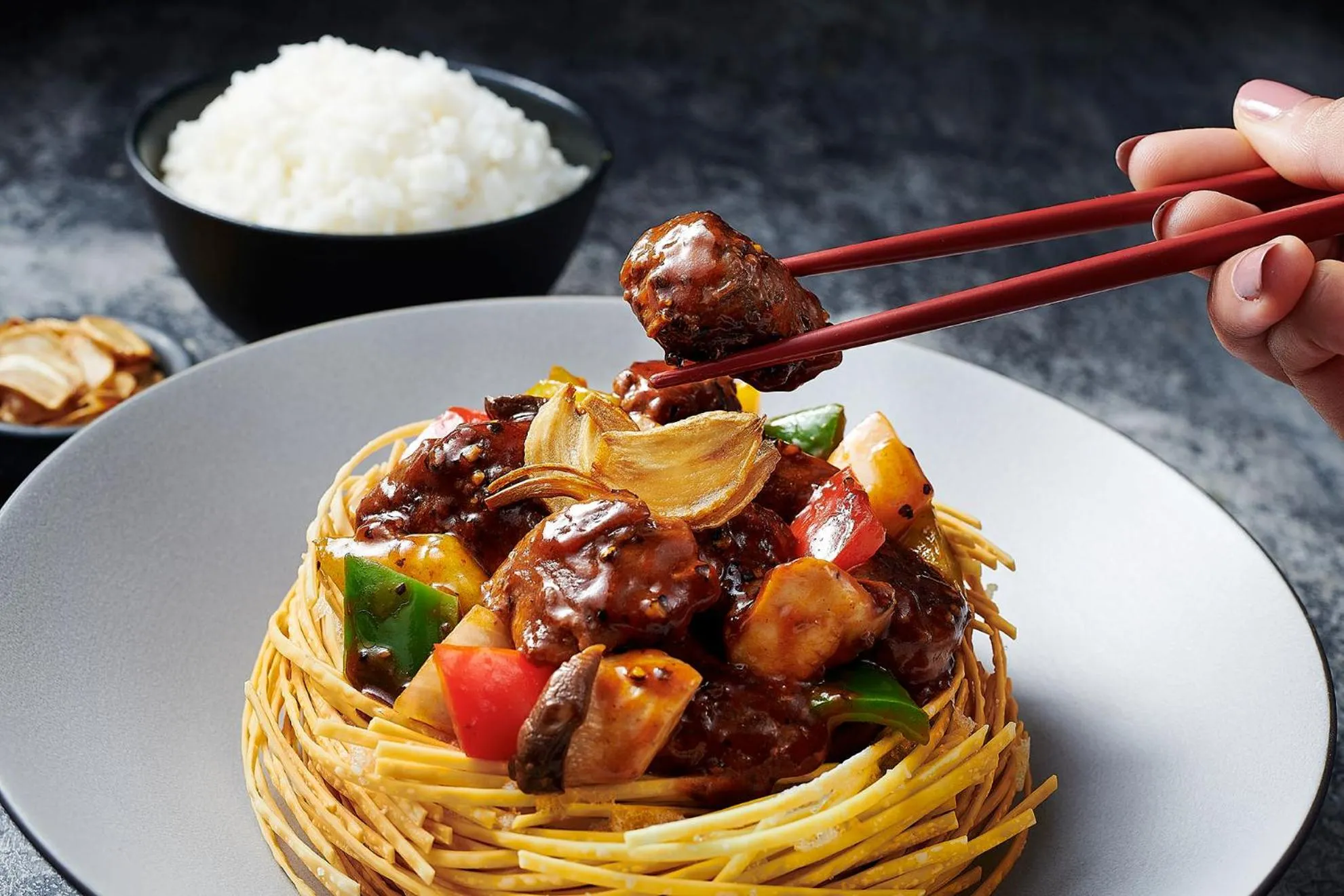 Food close-up in Shangri-La Jeddah