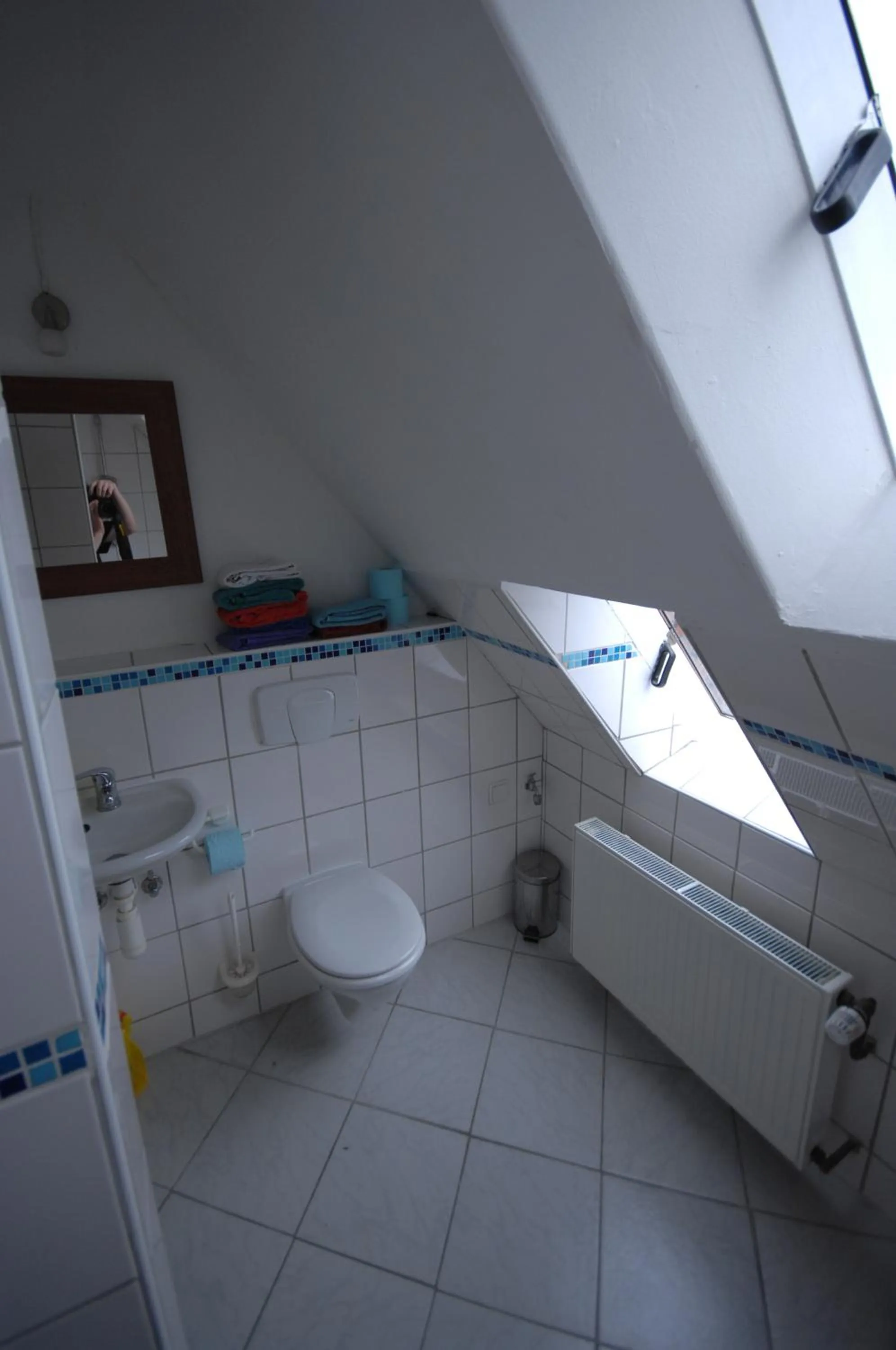 Bathroom in Airportgästehaus Bremen