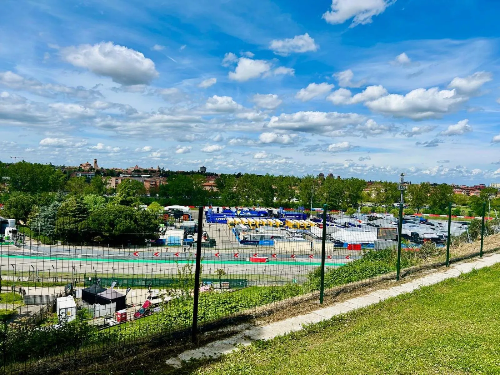 Inner courtyard view in Smart Hotel Autodromo