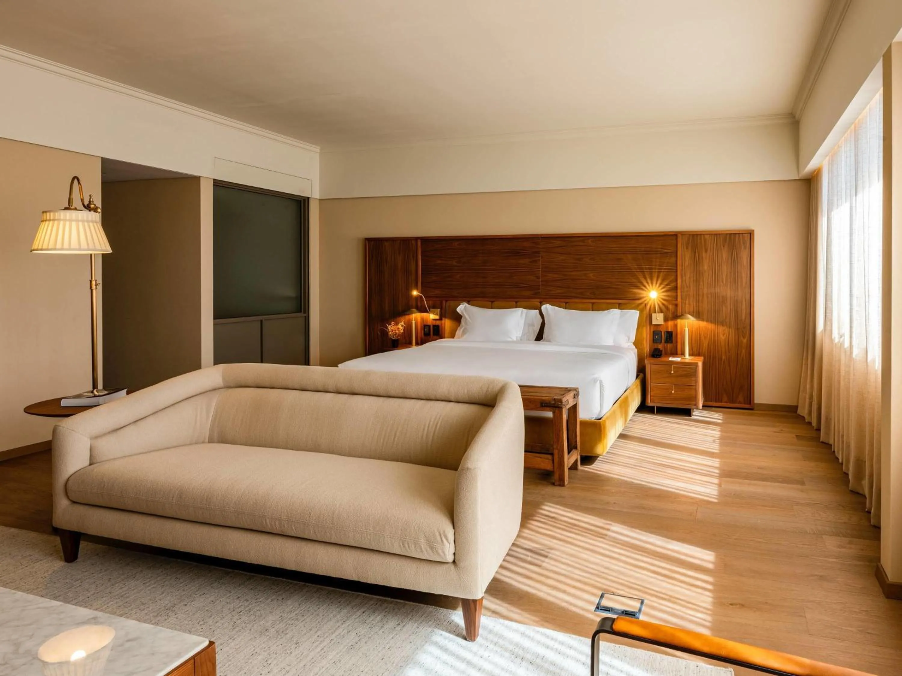 Bedroom, Bed in Costanero Hotel Montevideo - MGallery Collection