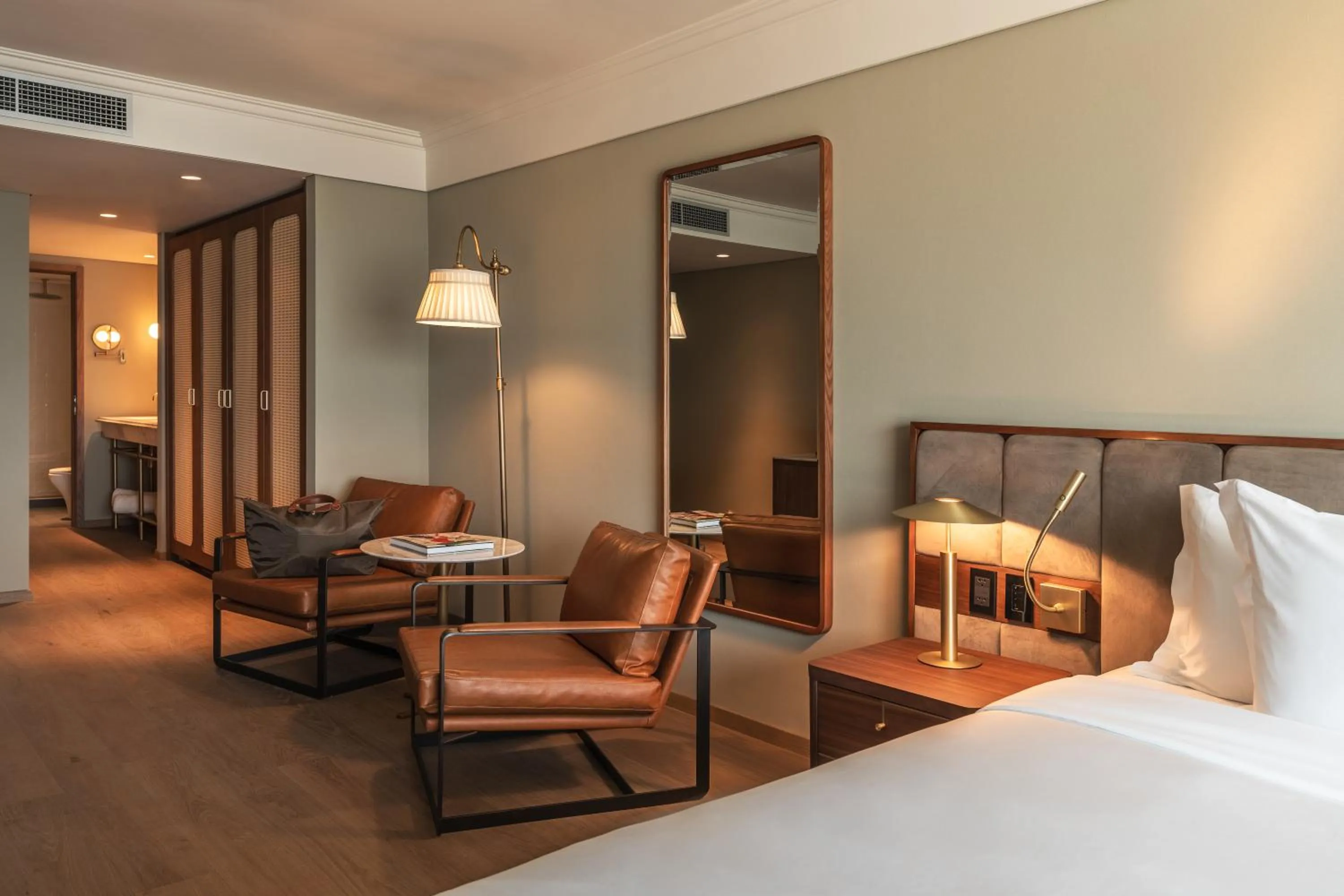 Living room, Bed in Costanero Hotel Montevideo - MGallery Collection