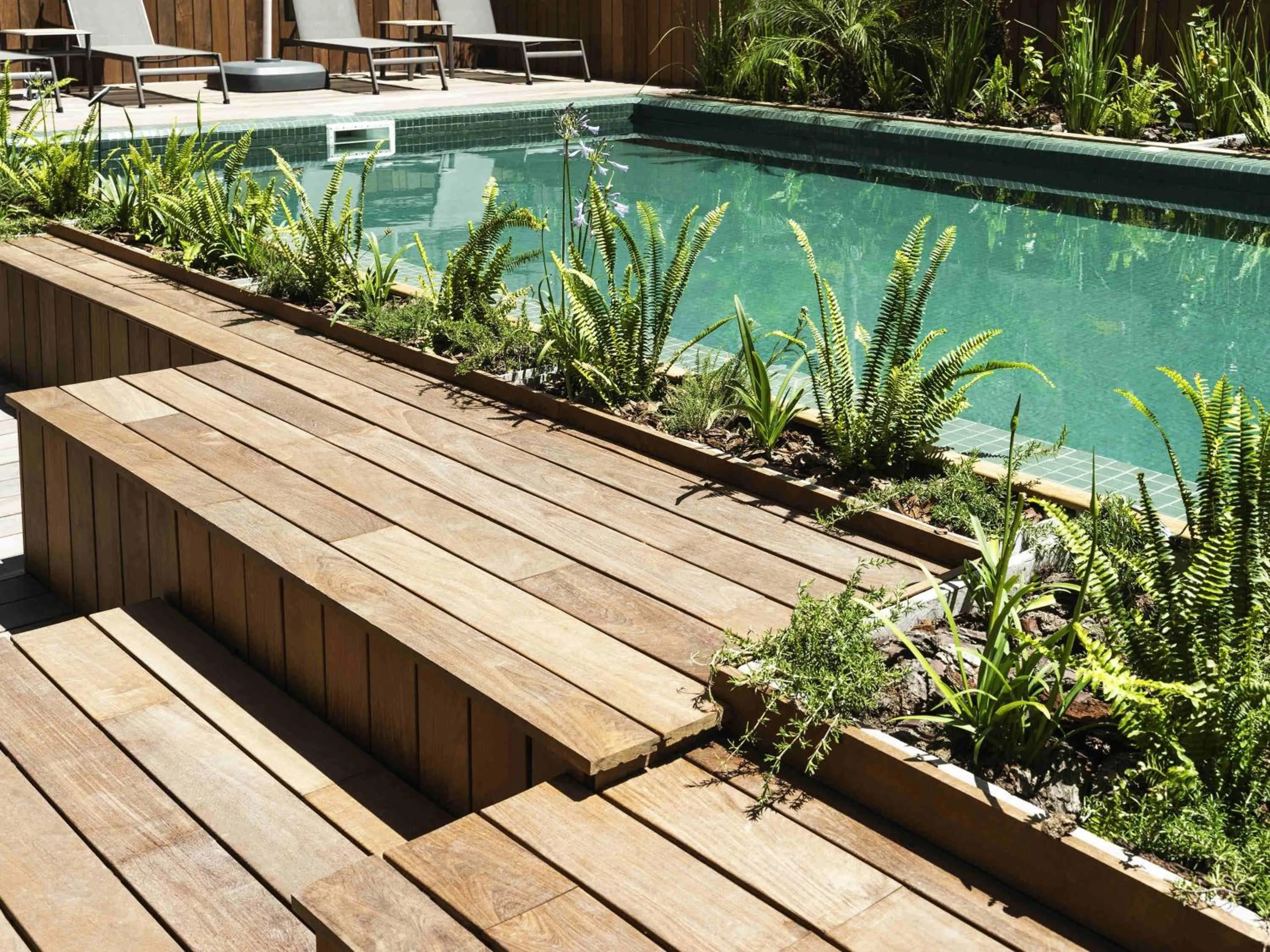 Pool view in Costanero Hotel Montevideo - MGallery Collection