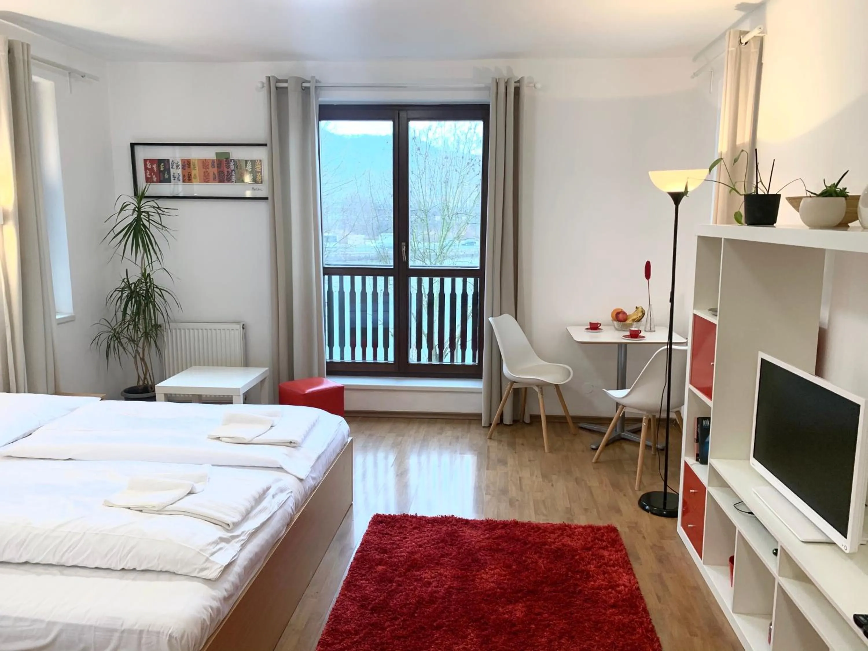 Bed in Aparthotel Faust