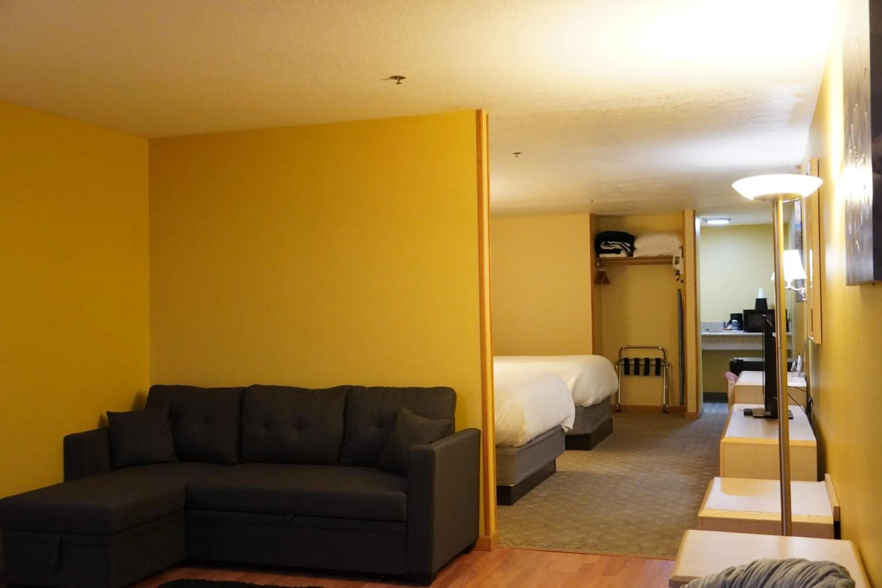 TV and multimedia, Bed in Timberland Inn & Suites