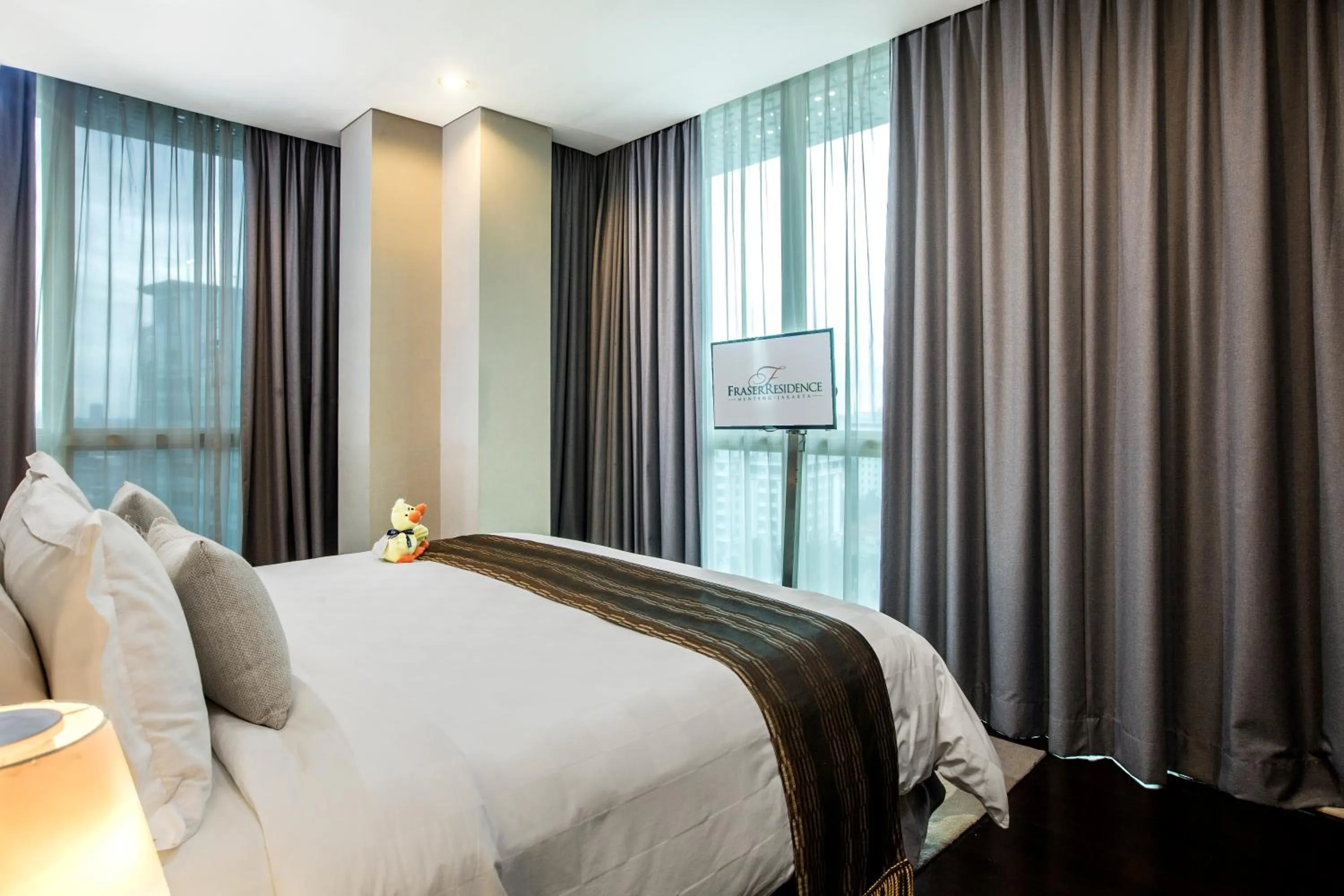 Bedroom, Bed in Fraser Residence Menteng Jakarta