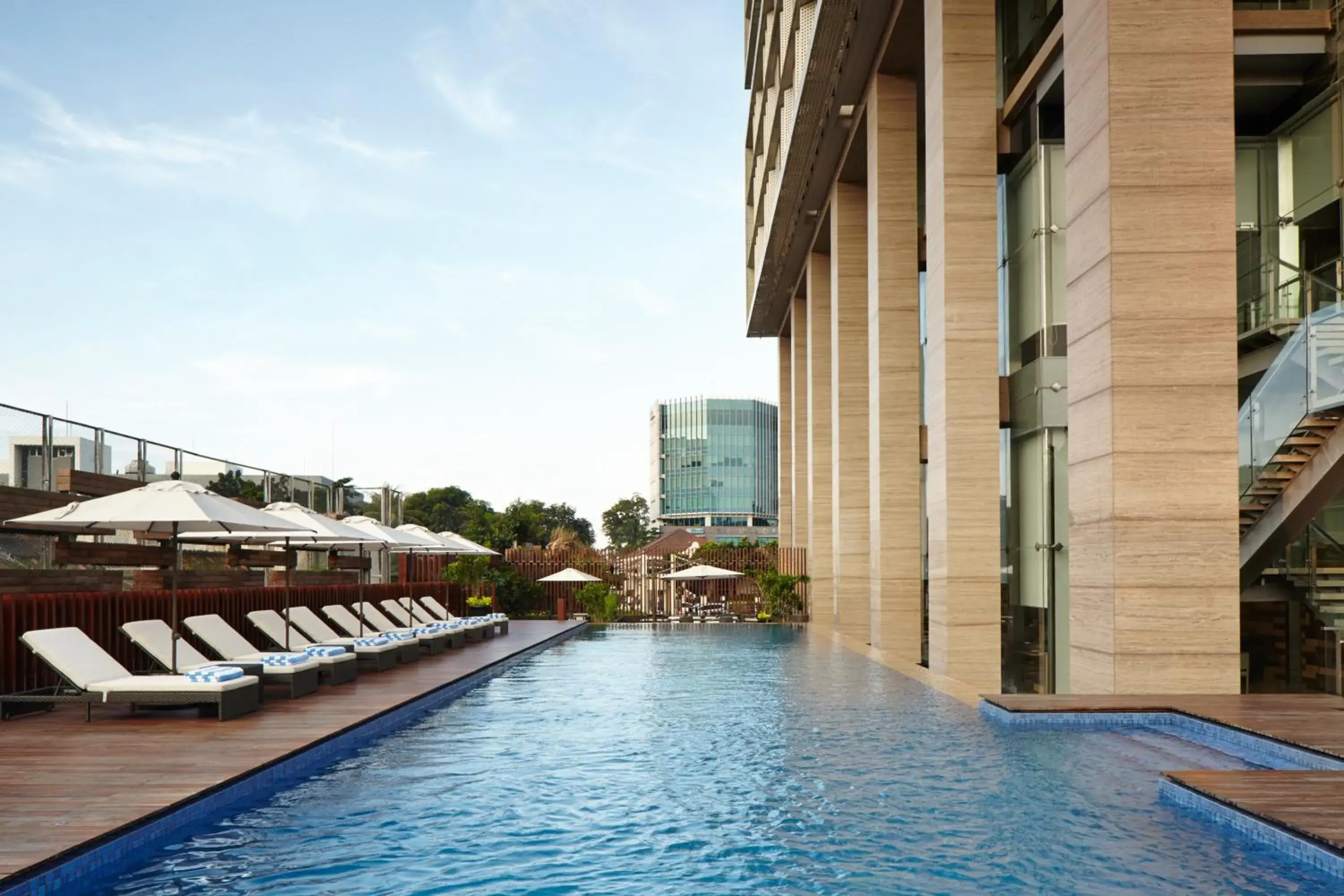 Swimming pool in Fraser Residence Menteng Jakarta Swimming pool in Fraser Residence Menteng Jakarta