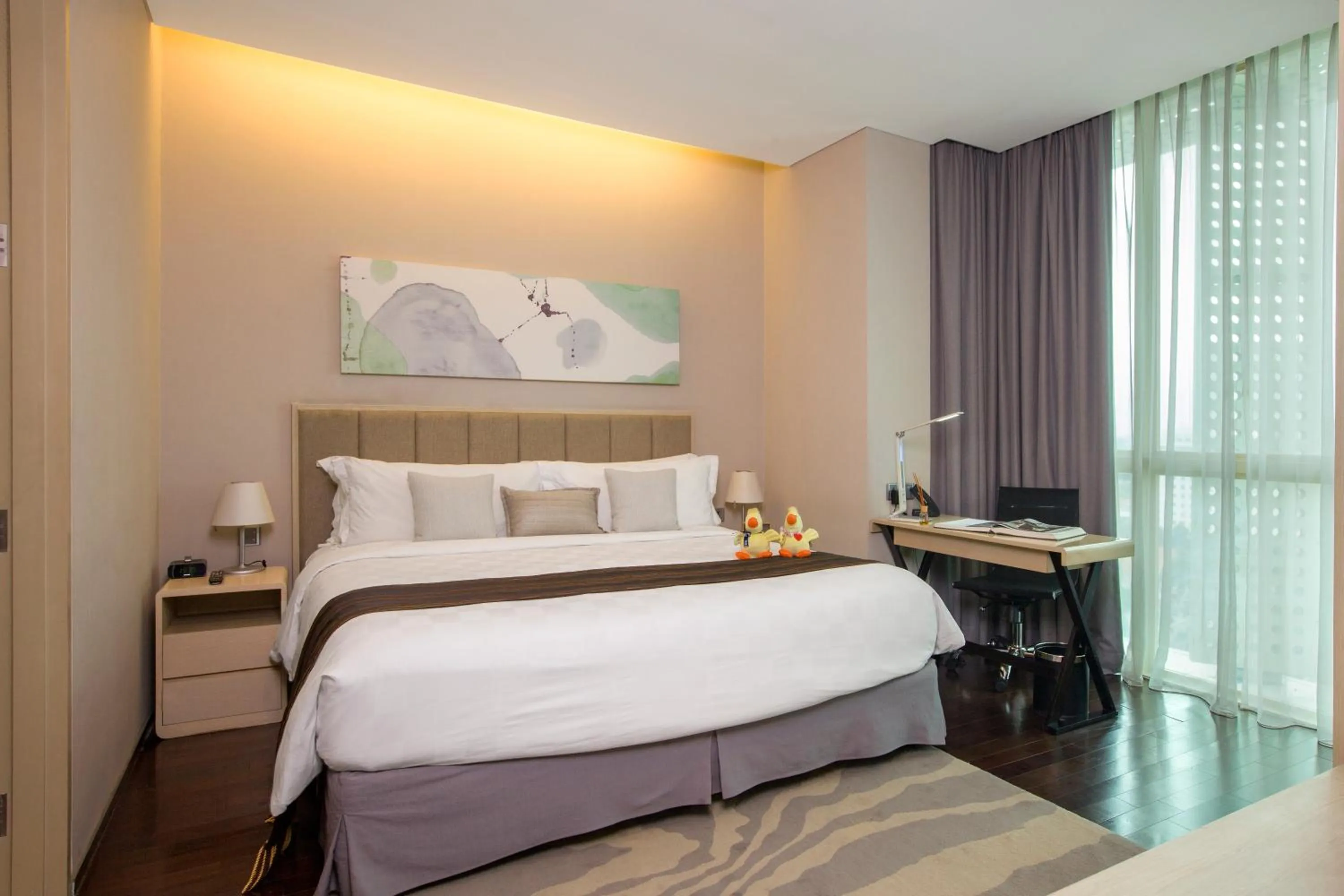 Bedroom, Bed in Fraser Residence Menteng Jakarta