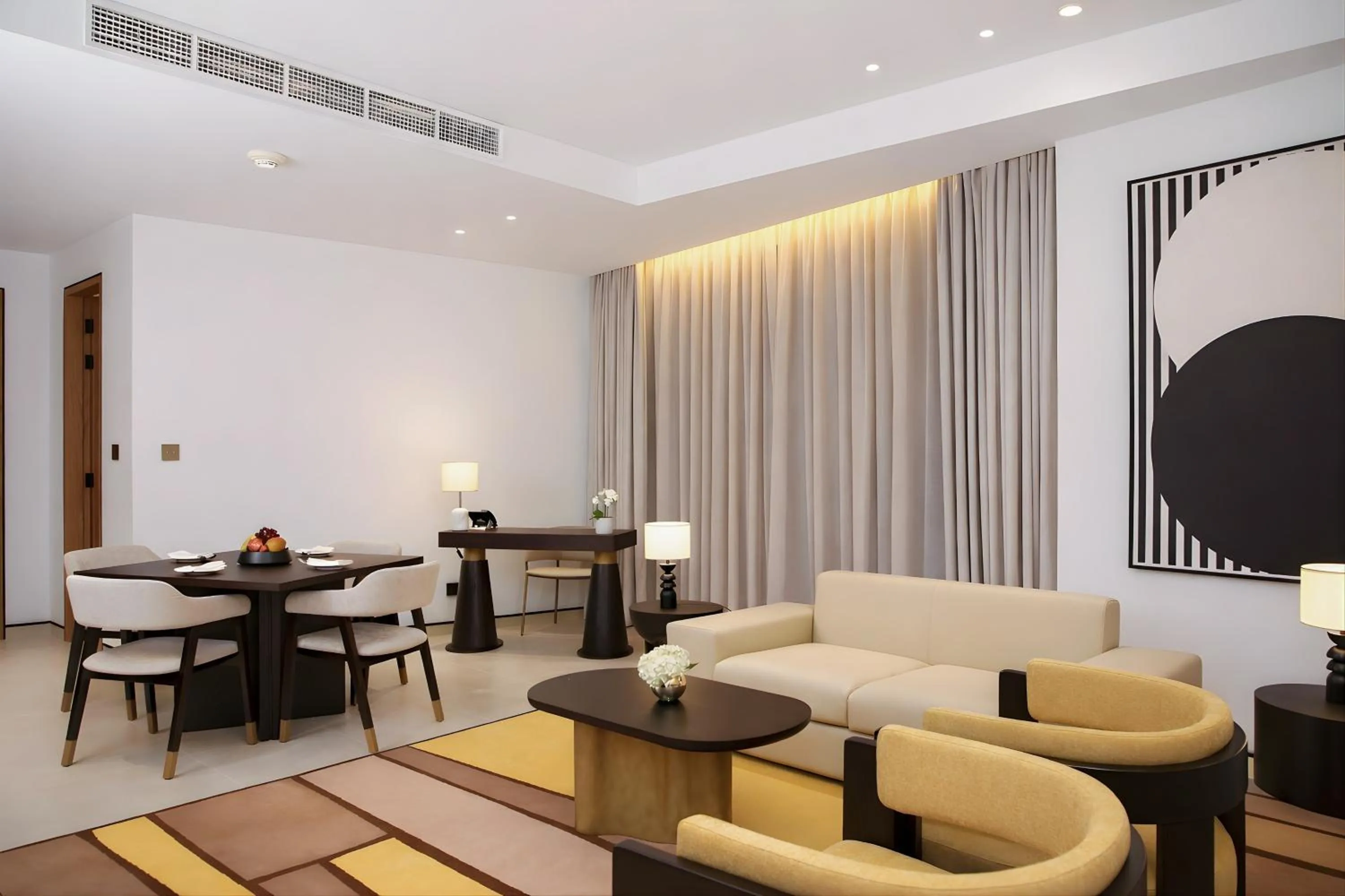 Seating area in The H Dubai