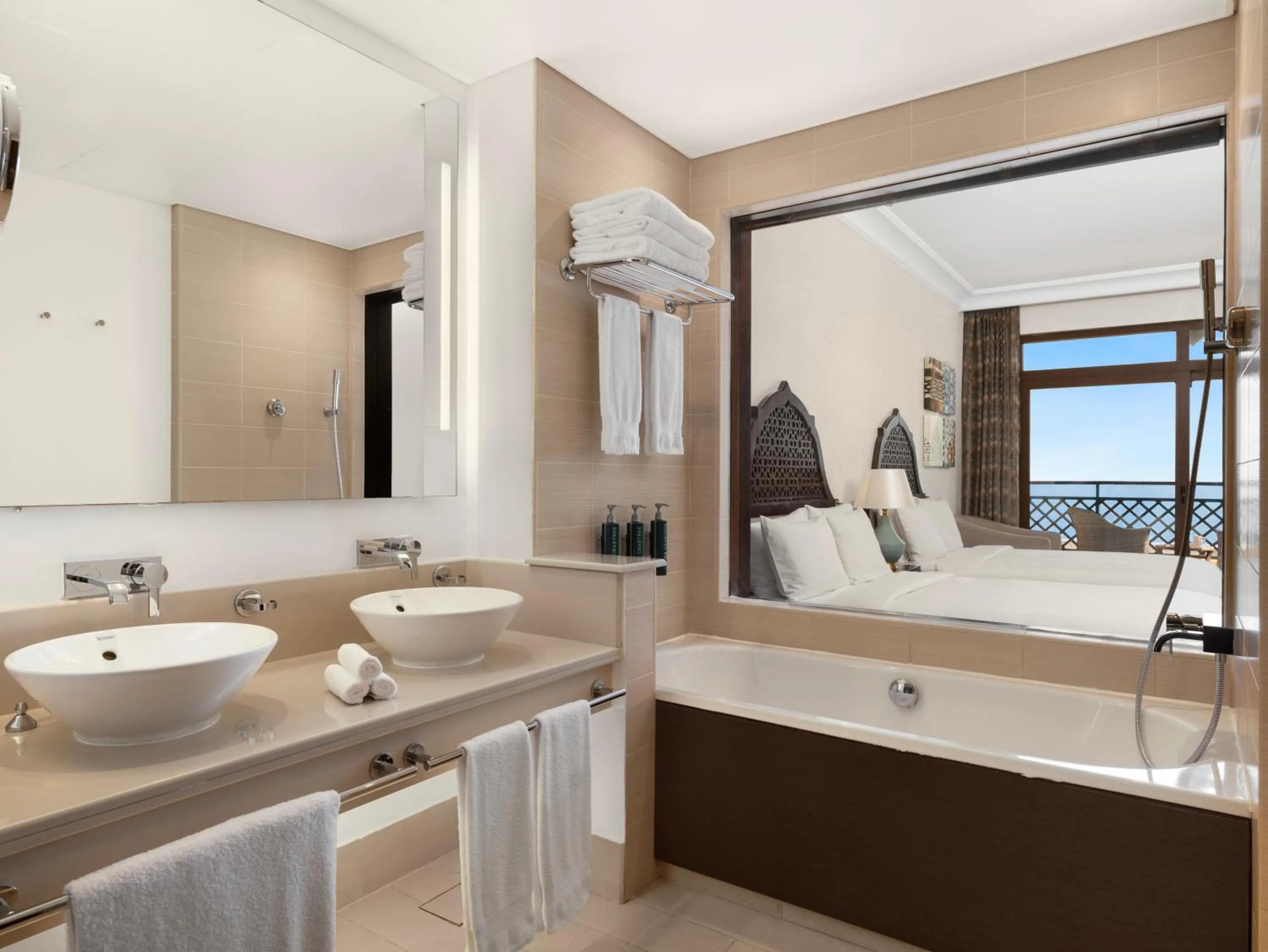 Bathroom in Hilton Ras Al Khaimah Beach Resort