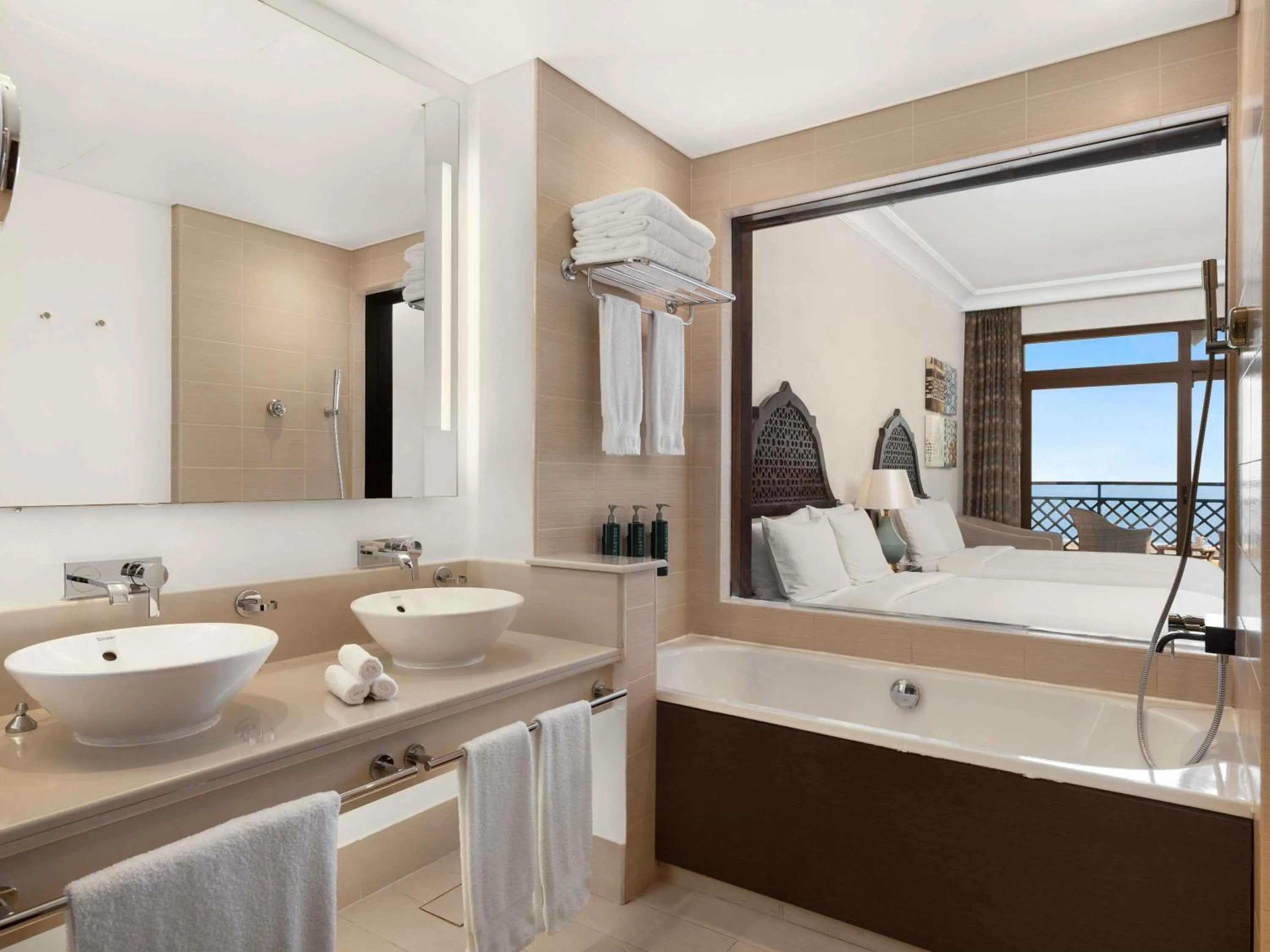 Bedroom, Bed in Rixos Al Mairid Ras Al Khaimah - Ultra All Inclusive