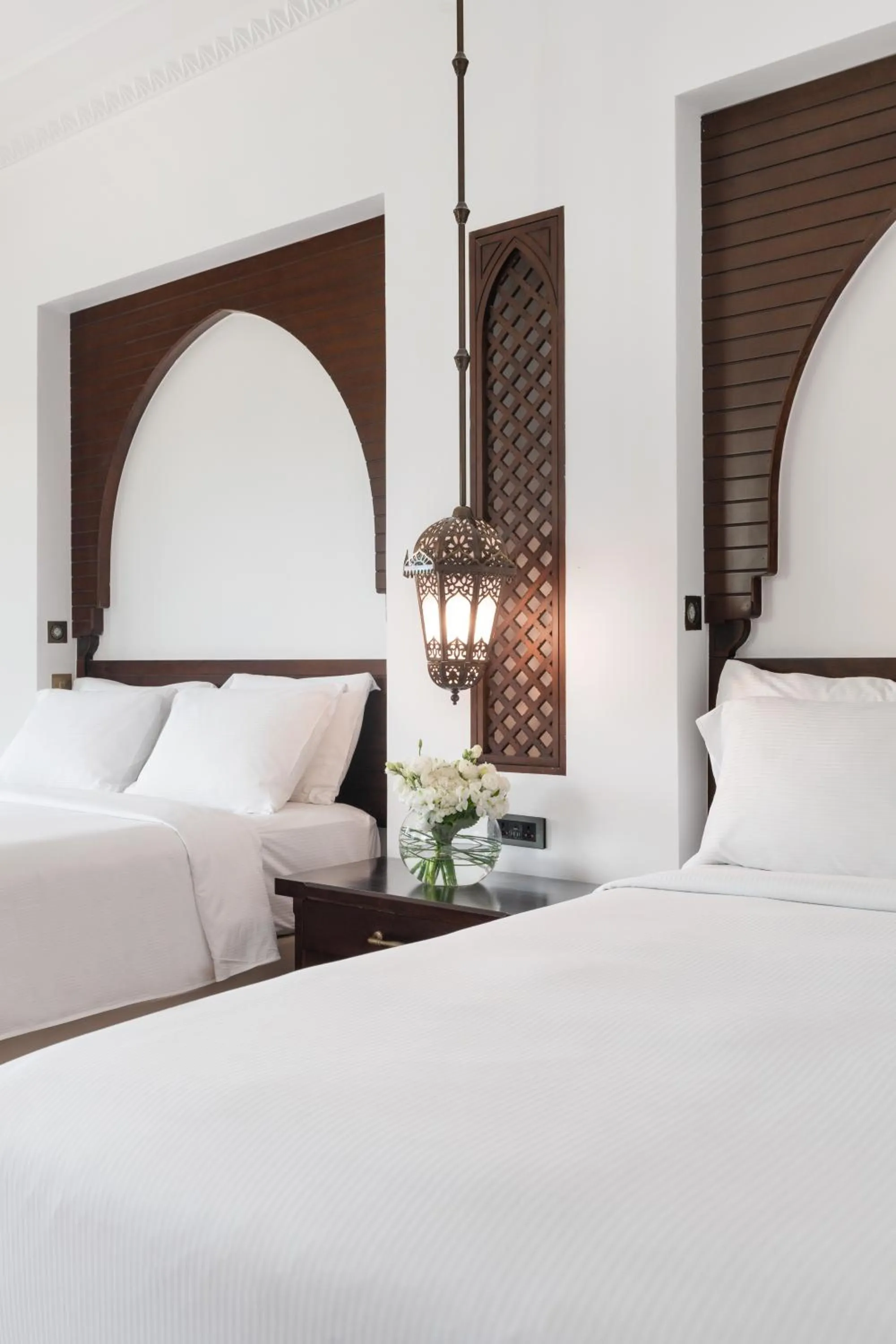 Bed in Hilton Ras Al Khaimah Beach Resort
