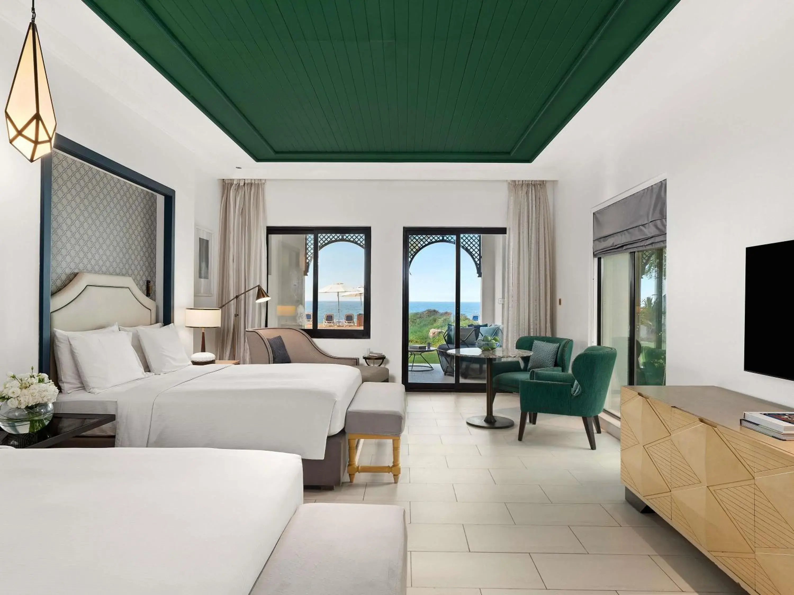 Bedroom, Bed in Rixos Al Mairid Ras Al Khaimah - Ultra All Inclusive Bedroom, Bed in Rixos Al Mairid Ras Al Khaimah - Ultra All Inclusive