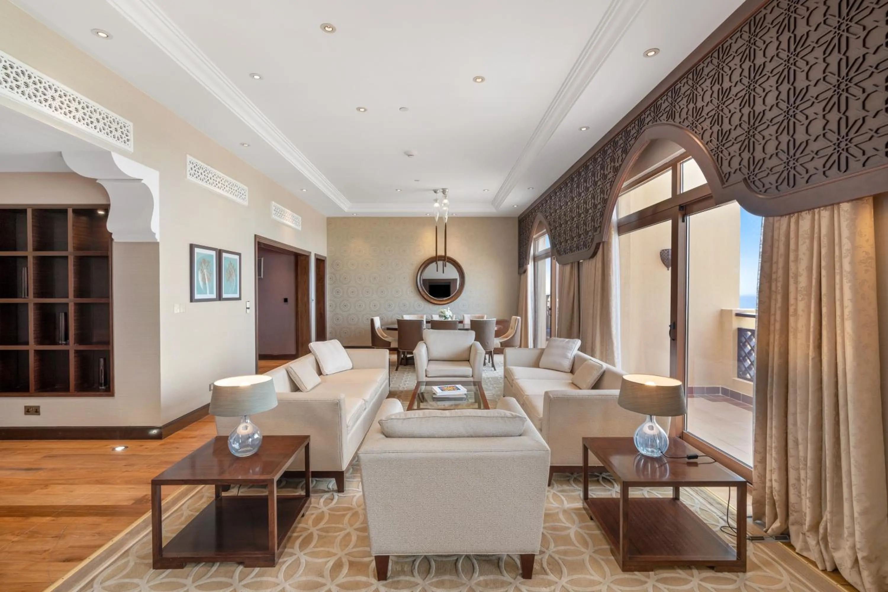 Living room in Hilton Ras Al Khaimah Beach Resort