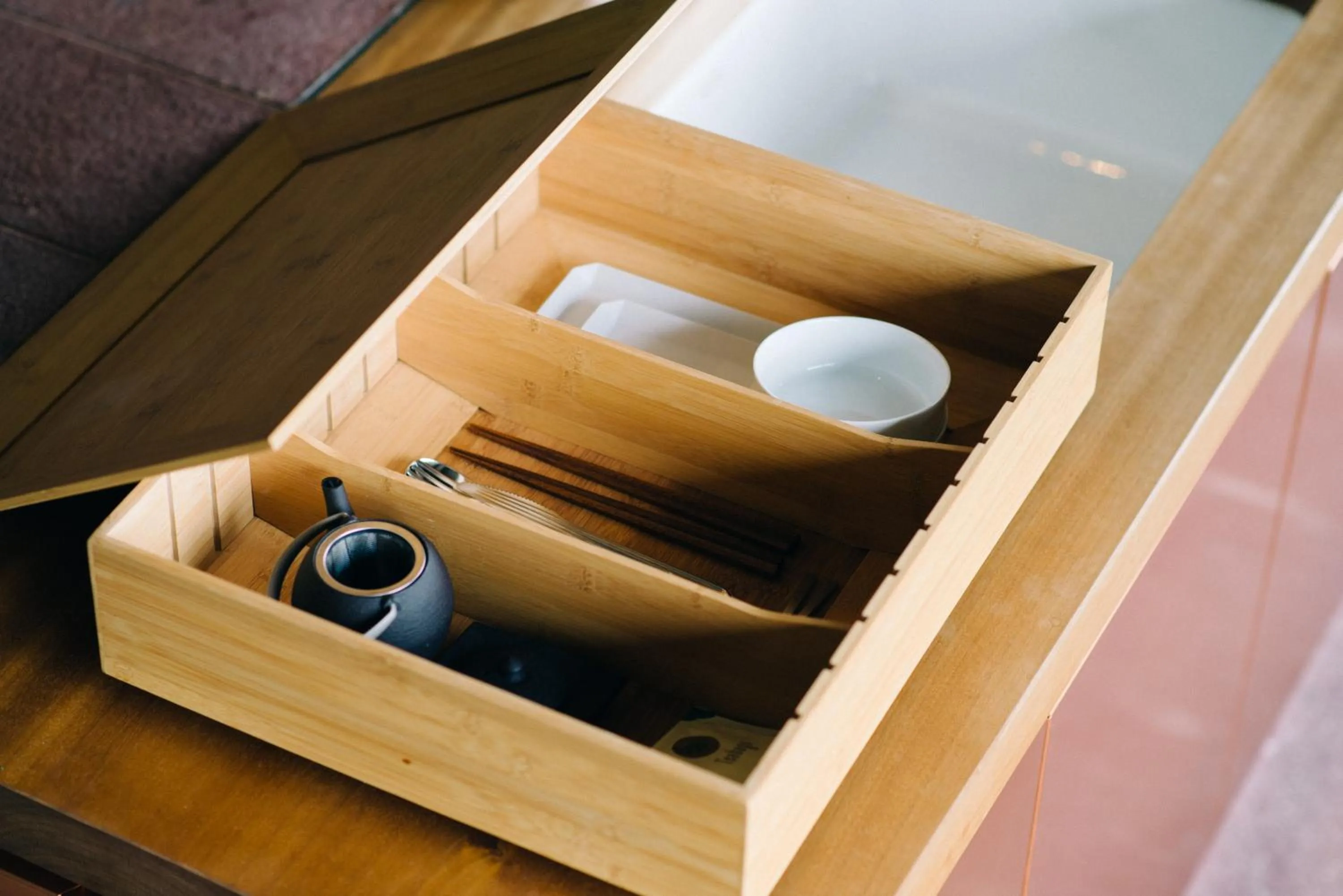 Kitchen or kitchenette in Bijuu