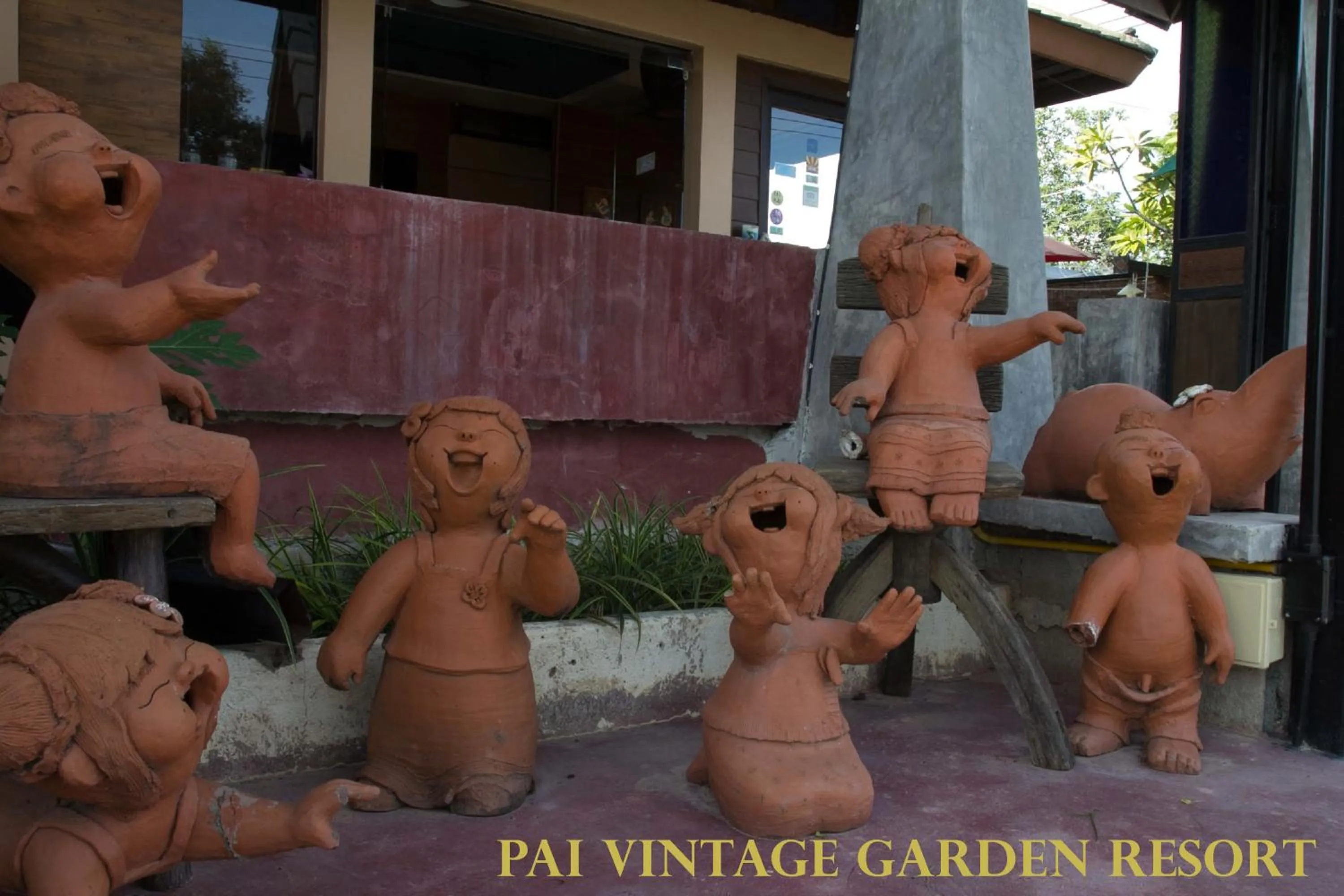 Facade/entrance in Pai Vintage Garden Resort
