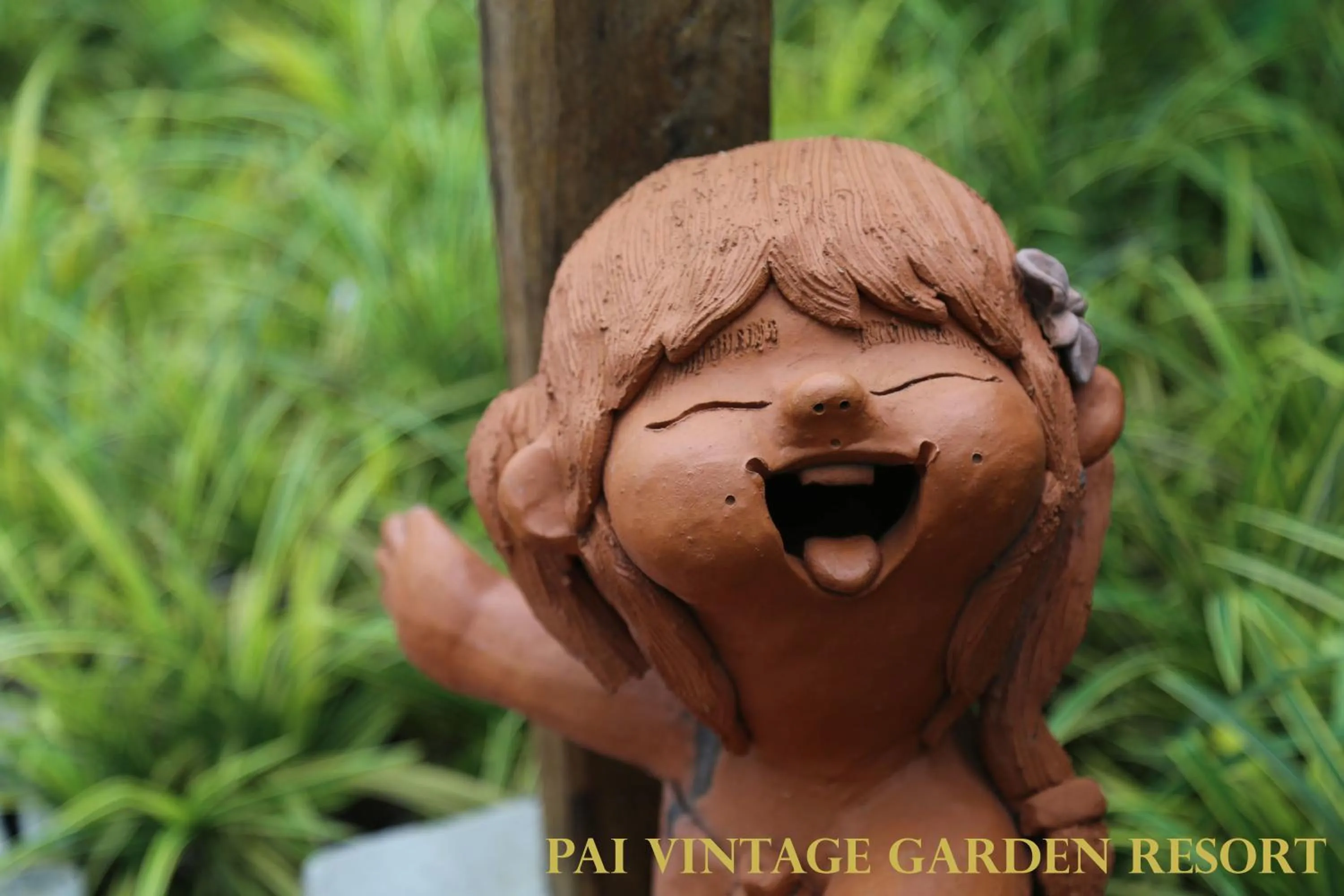 Facade/entrance in Pai Vintage Garden Resort