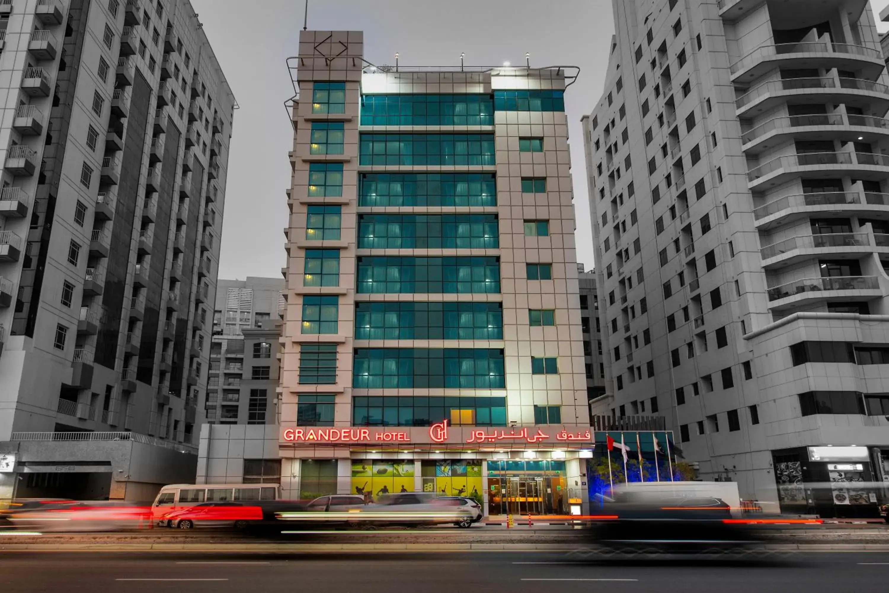 Property building in Grandeur Hotel Al Barsha Property building in Grandeur Hotel Al Barsha