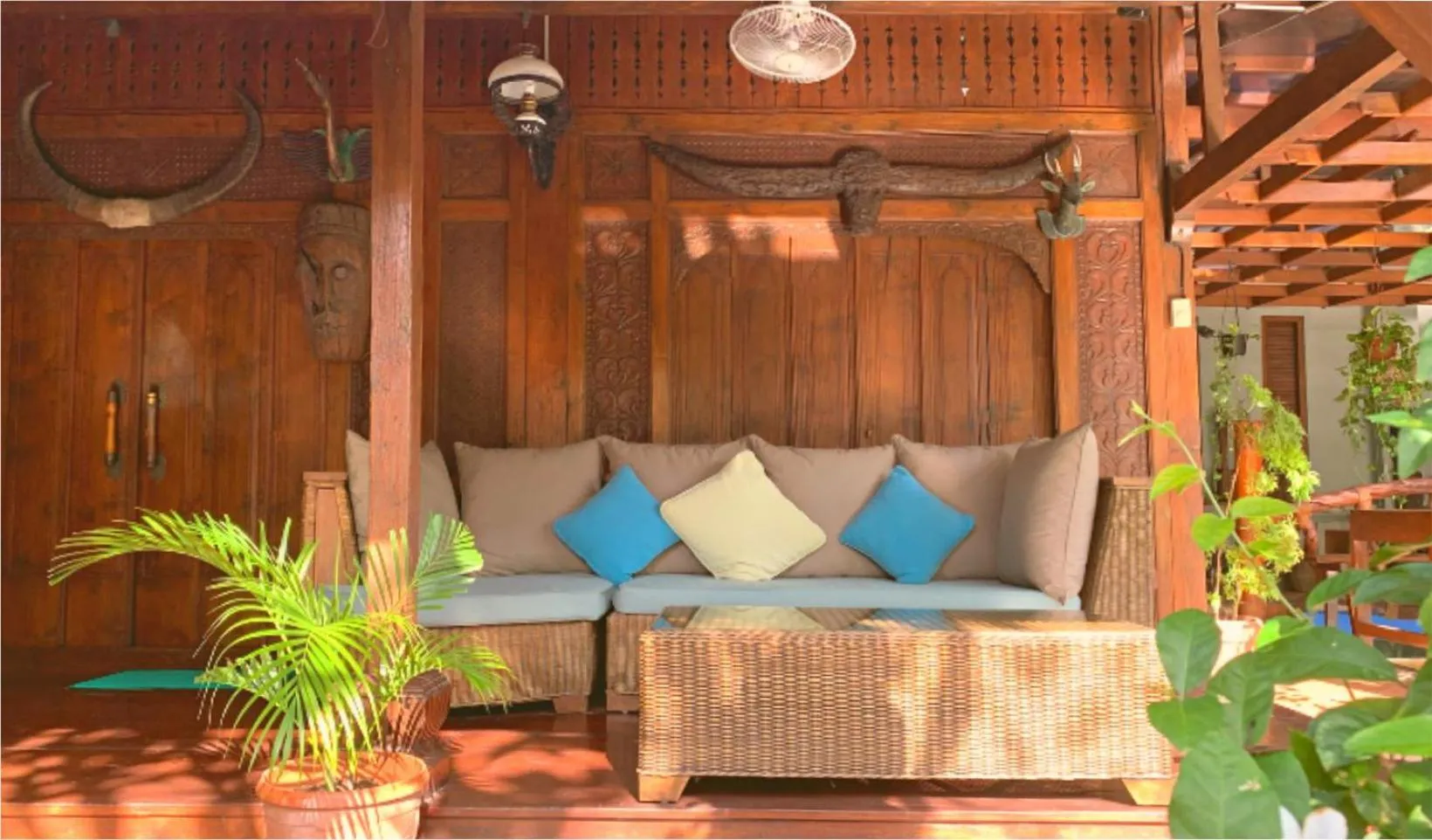 Patio in Villa Naga Maya