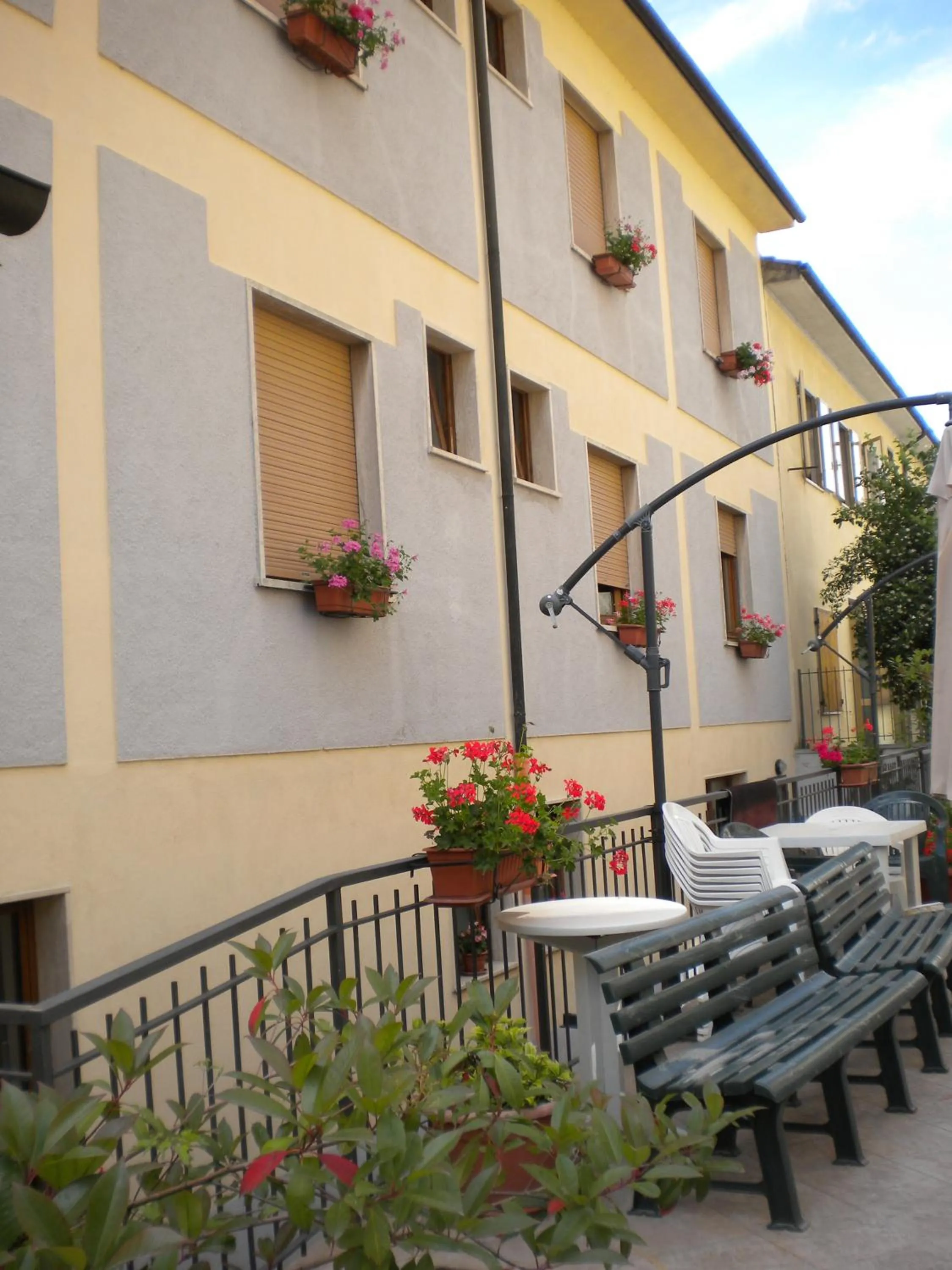 Garden in Albergo Ristorante Pizzeria La Bocca di Bacco